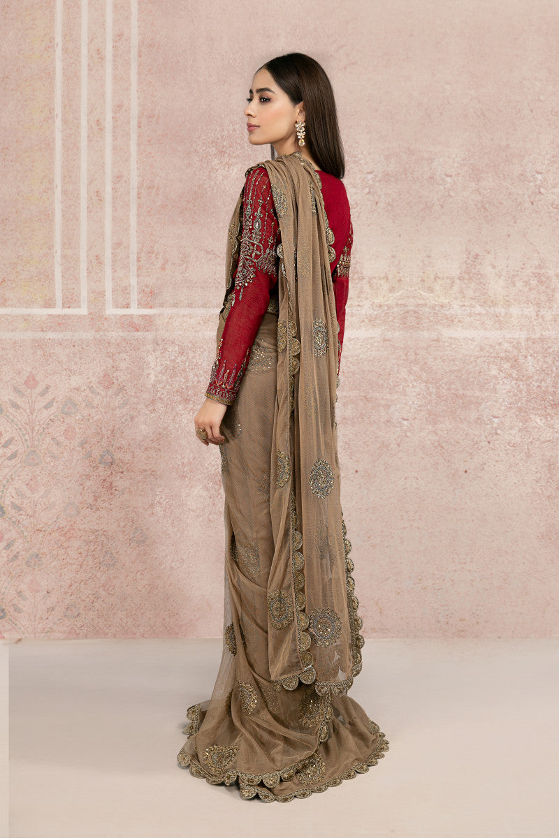 3 PIECE COTTON NET SAREE | SF-W20-48/A