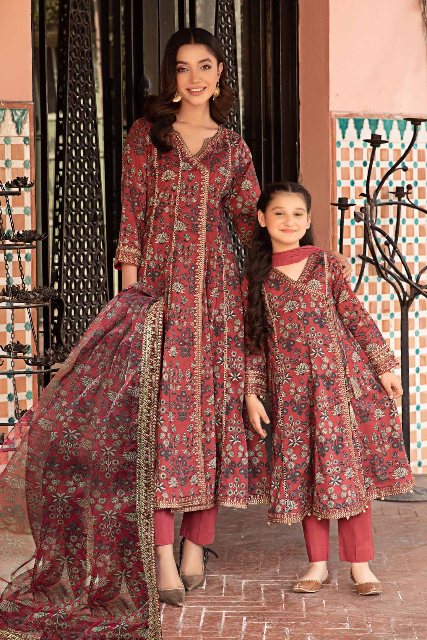 3 PIECE EMBROIDERED LAWN SUIT | MKD-EF24-26