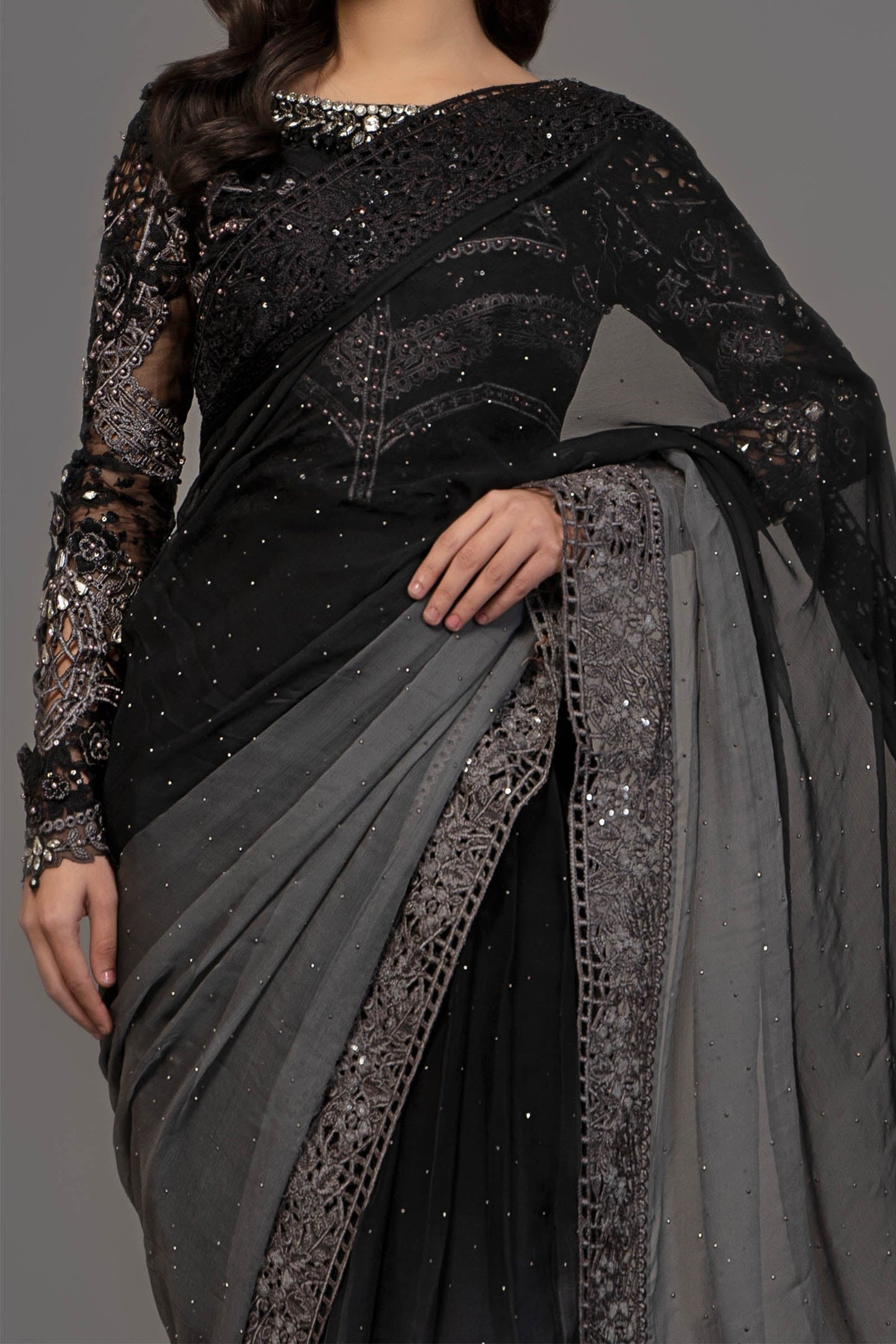 Suit Grey and Black BDS-2504