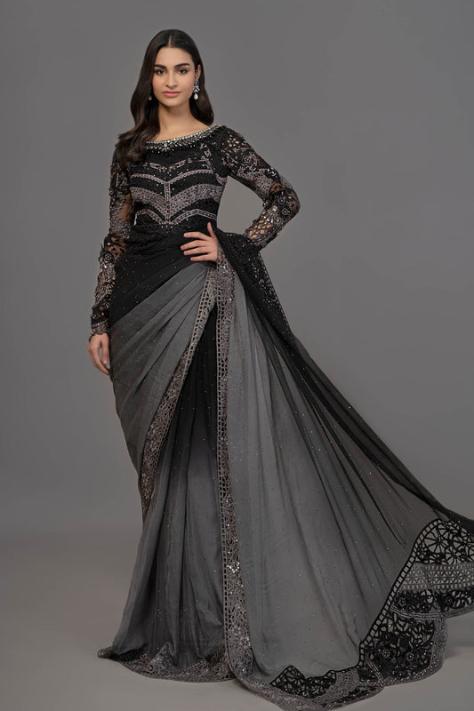 Suit Grey and Black BDS-2504