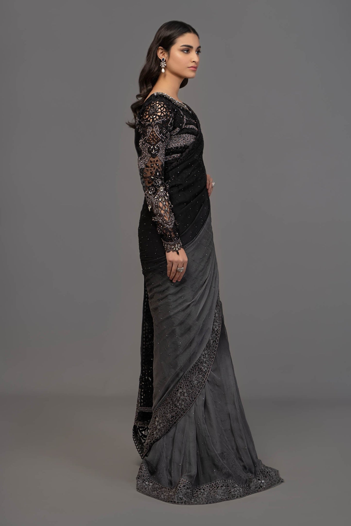 Suit Grey and Black BDS-2504