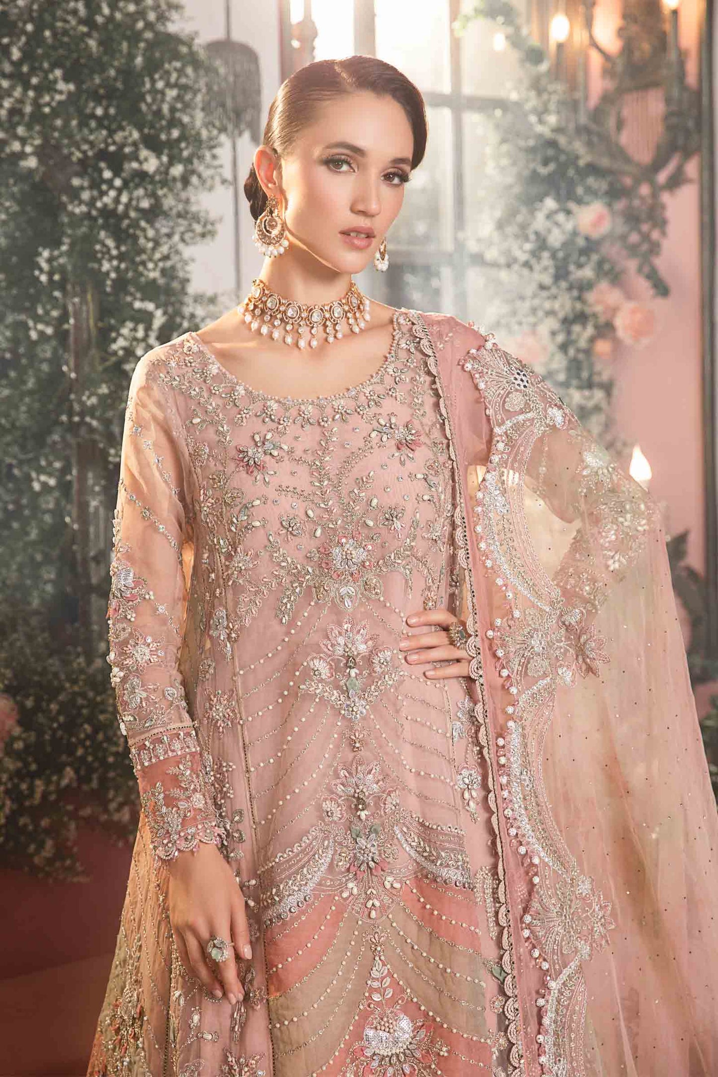 Unstitched MBROIDERED | Pastel Pink BD-2706