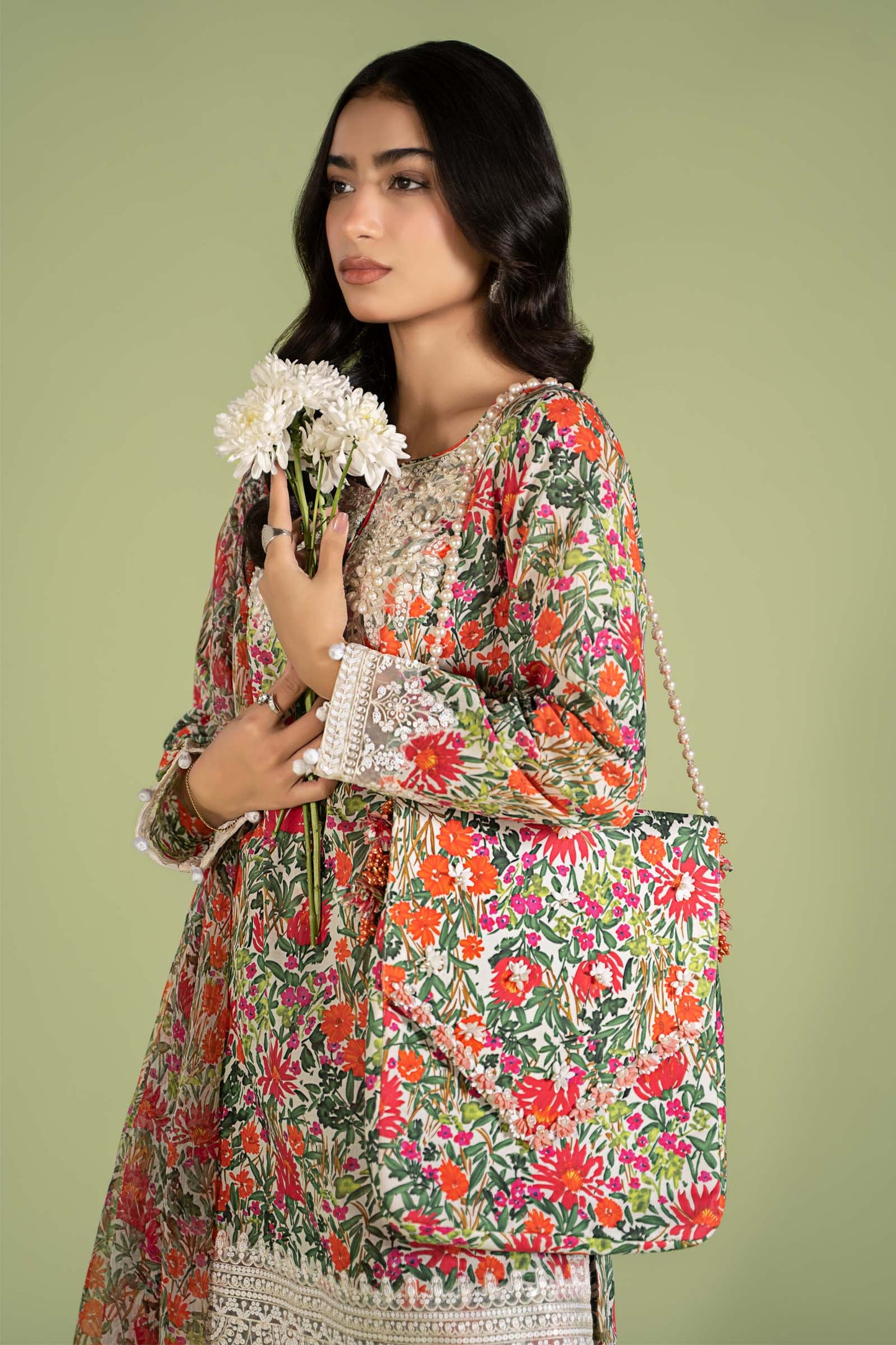 3 PIECE EMBROIDERED LAWN SUIT | DW-EF24-114