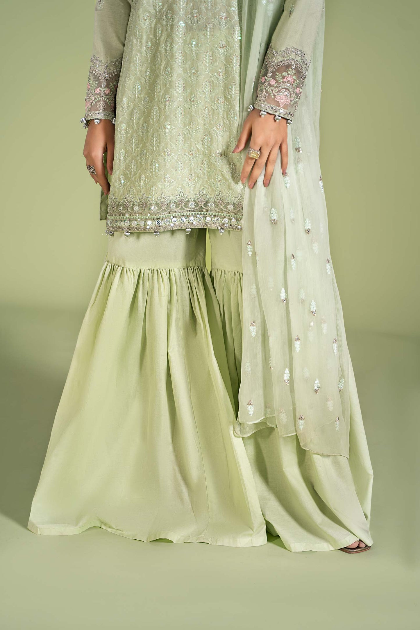 3 PIECE EMBROIDERED LAWN SUIT | DW-EF24-11