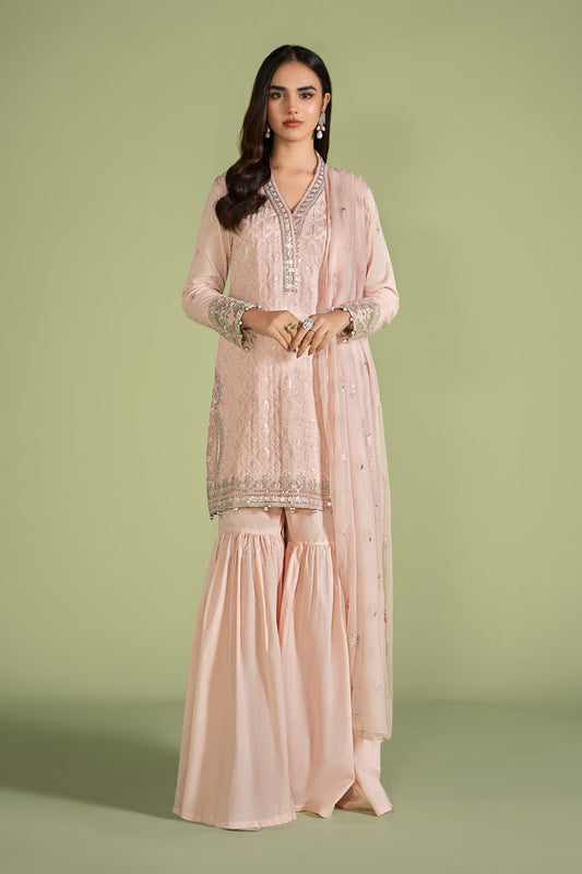 3 PIECE EMBROIDERED LAWN SUIT | DW-EF24-11