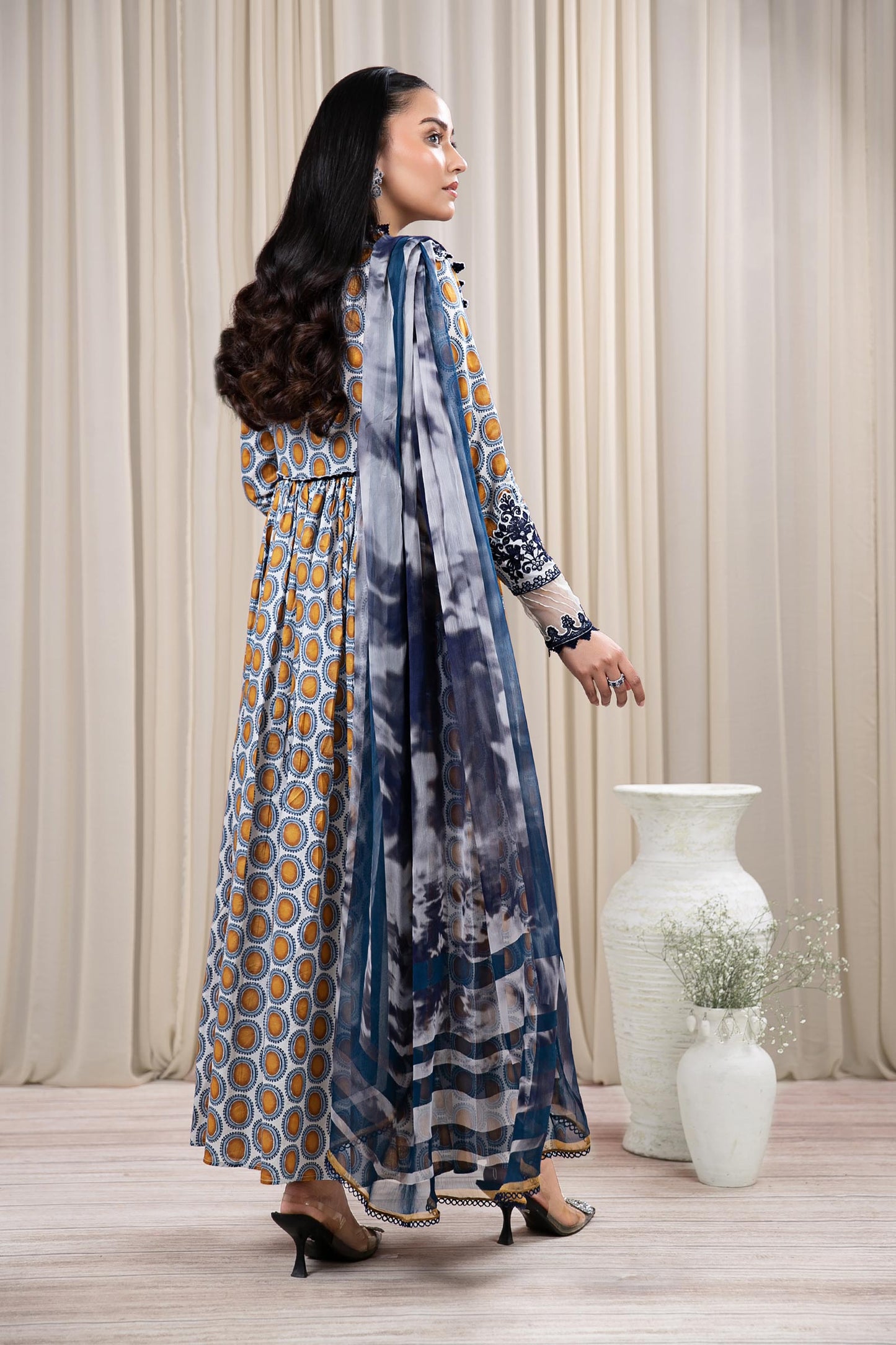 3 PIECE PRINTED LAWN SUIT | DW-EF24-51