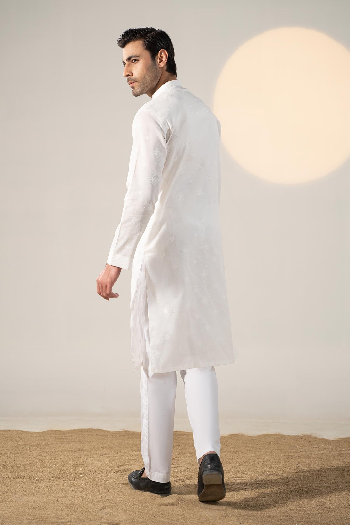 Embroidered Cotton Kurta | GTS-SS24-05