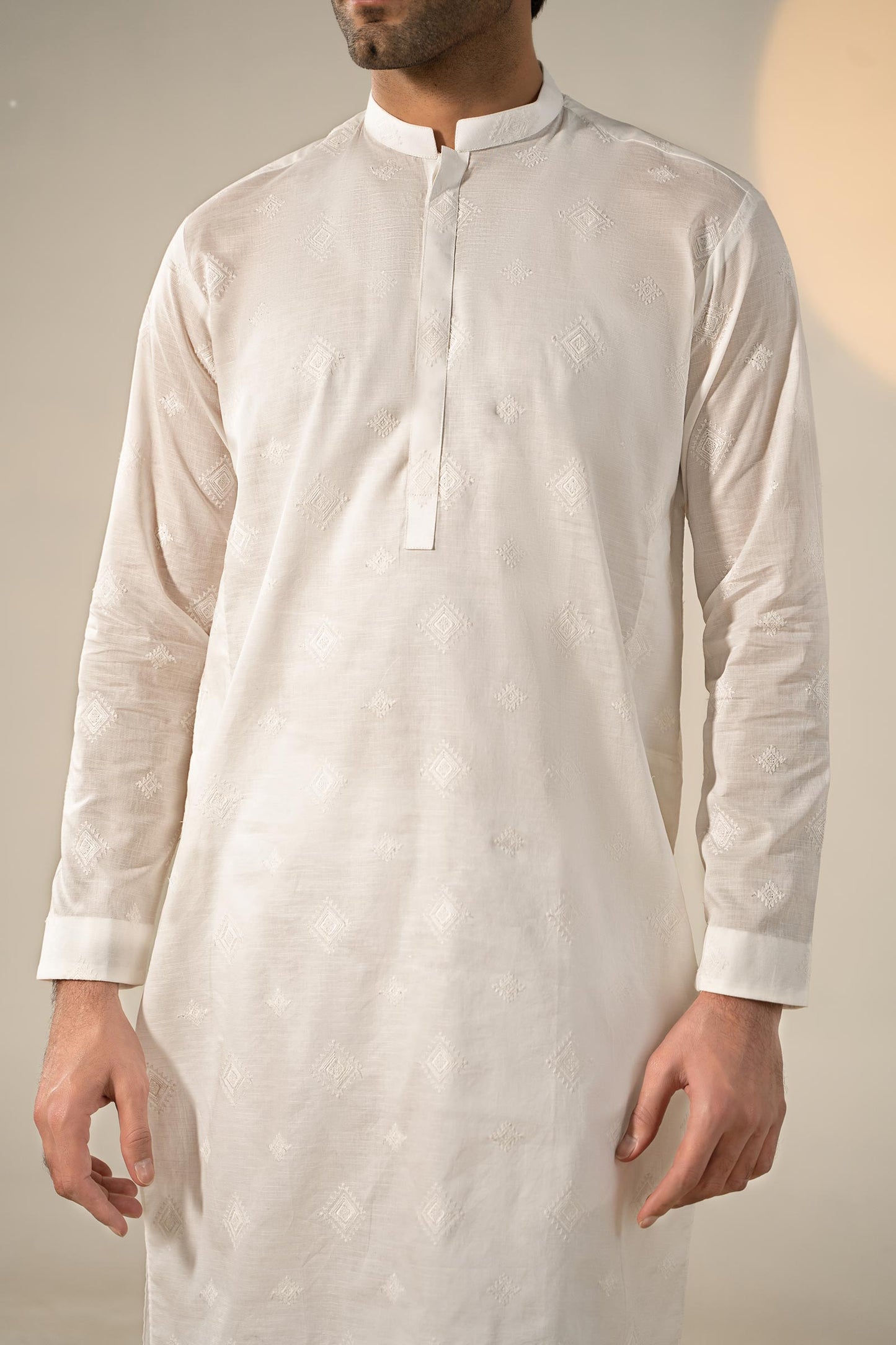 Embroidered Cotton Kurta | GTS-SS24-05