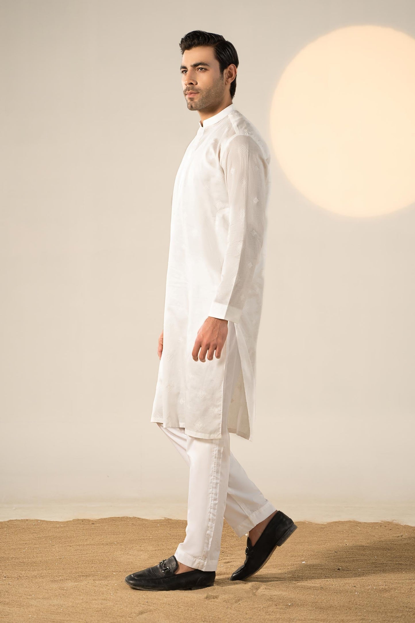 Embroidered Cotton Kurta | GTS-SS24-05