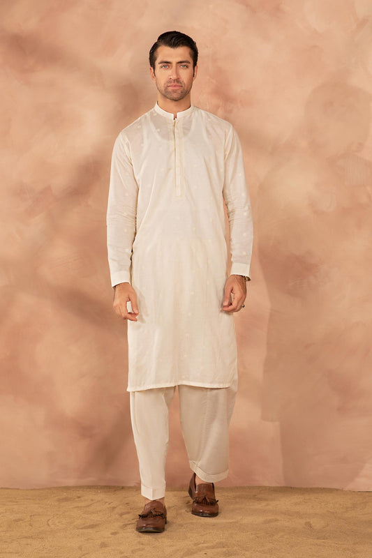 Embroidered Cotton Suit | GTS-SS24-21