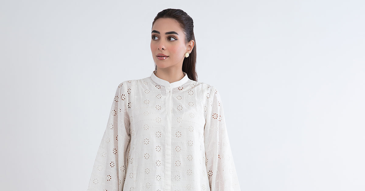 EMBROIDERED LAWN DRESS | MB-EF24-162