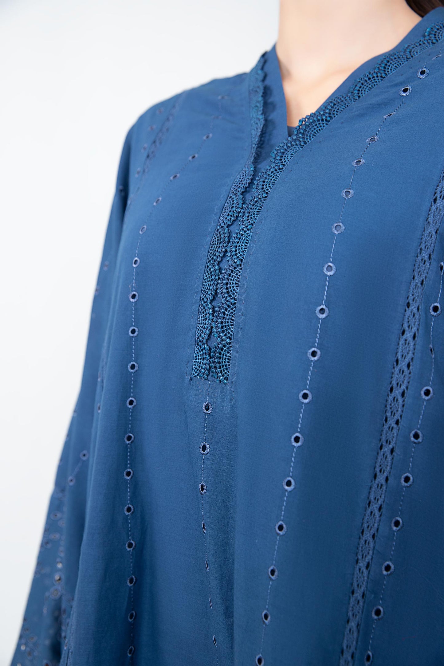 EMBROIDERED LAWN KURTA | MB-EF24-62