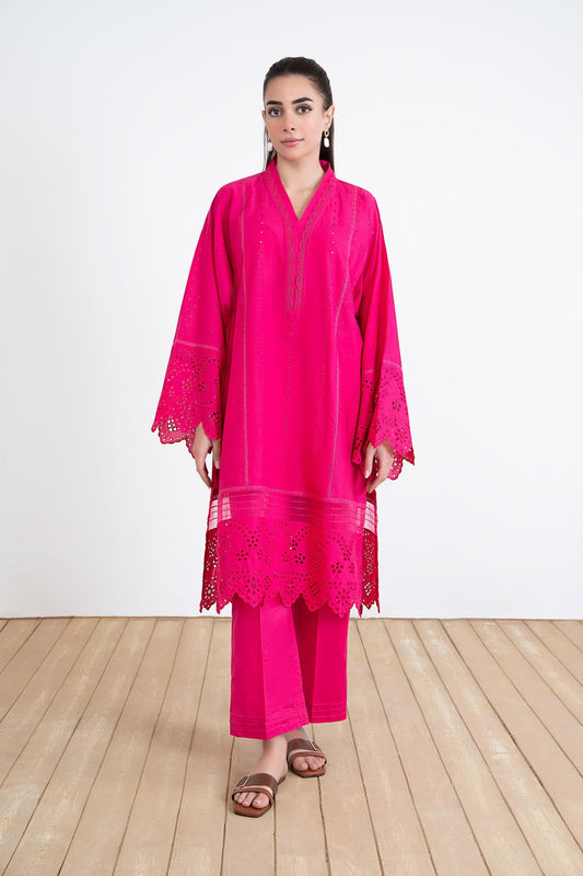 EMBROIDERED LAWN KURTA | MB-EF24-62