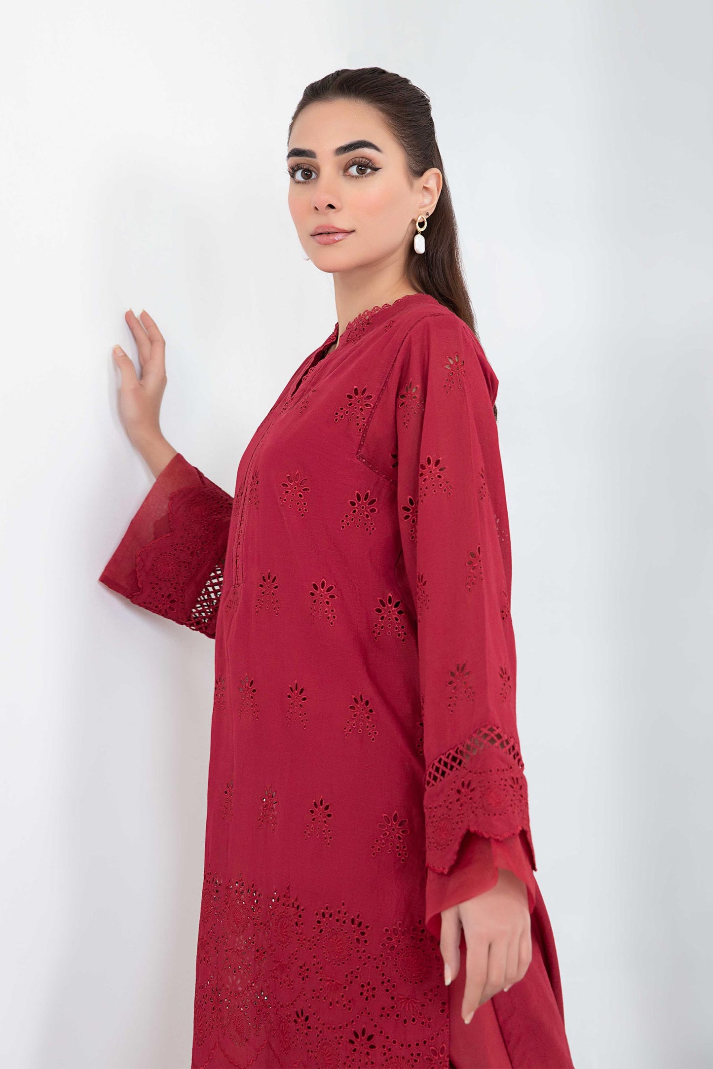 EMBROIDERED LAWN KURTA | MB-EF24-79