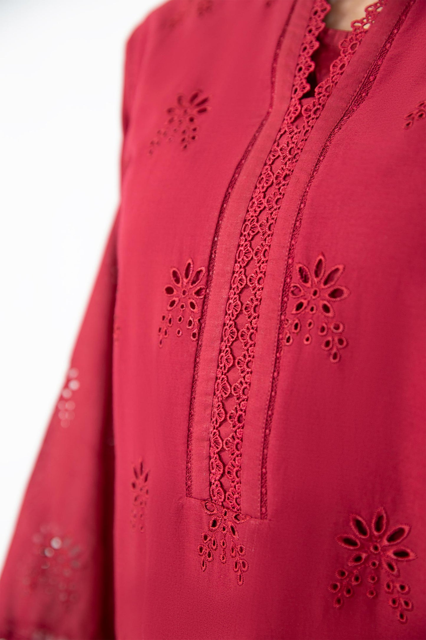 EMBROIDERED LAWN KURTA | MB-EF24-79