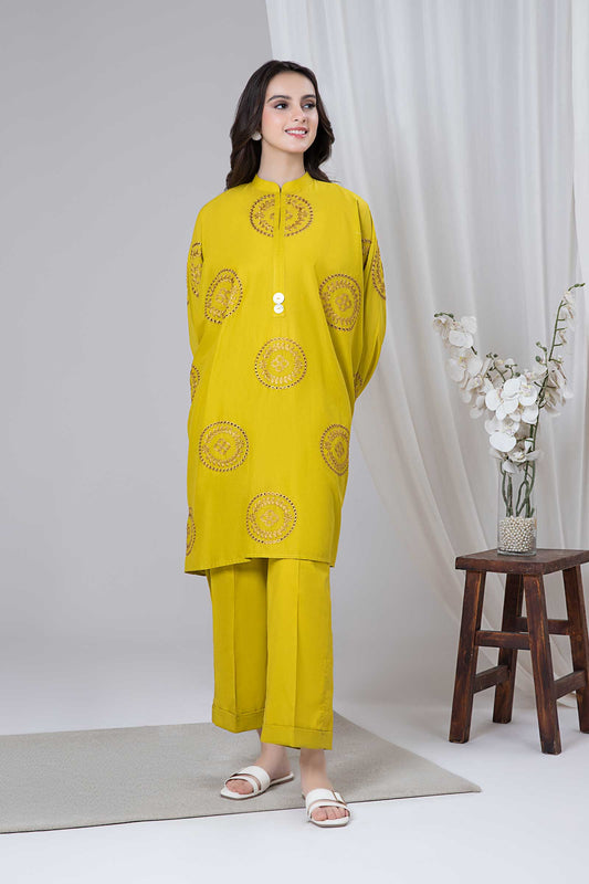 EMBROIDERED LAWN TUNIC | MB-EF24-192