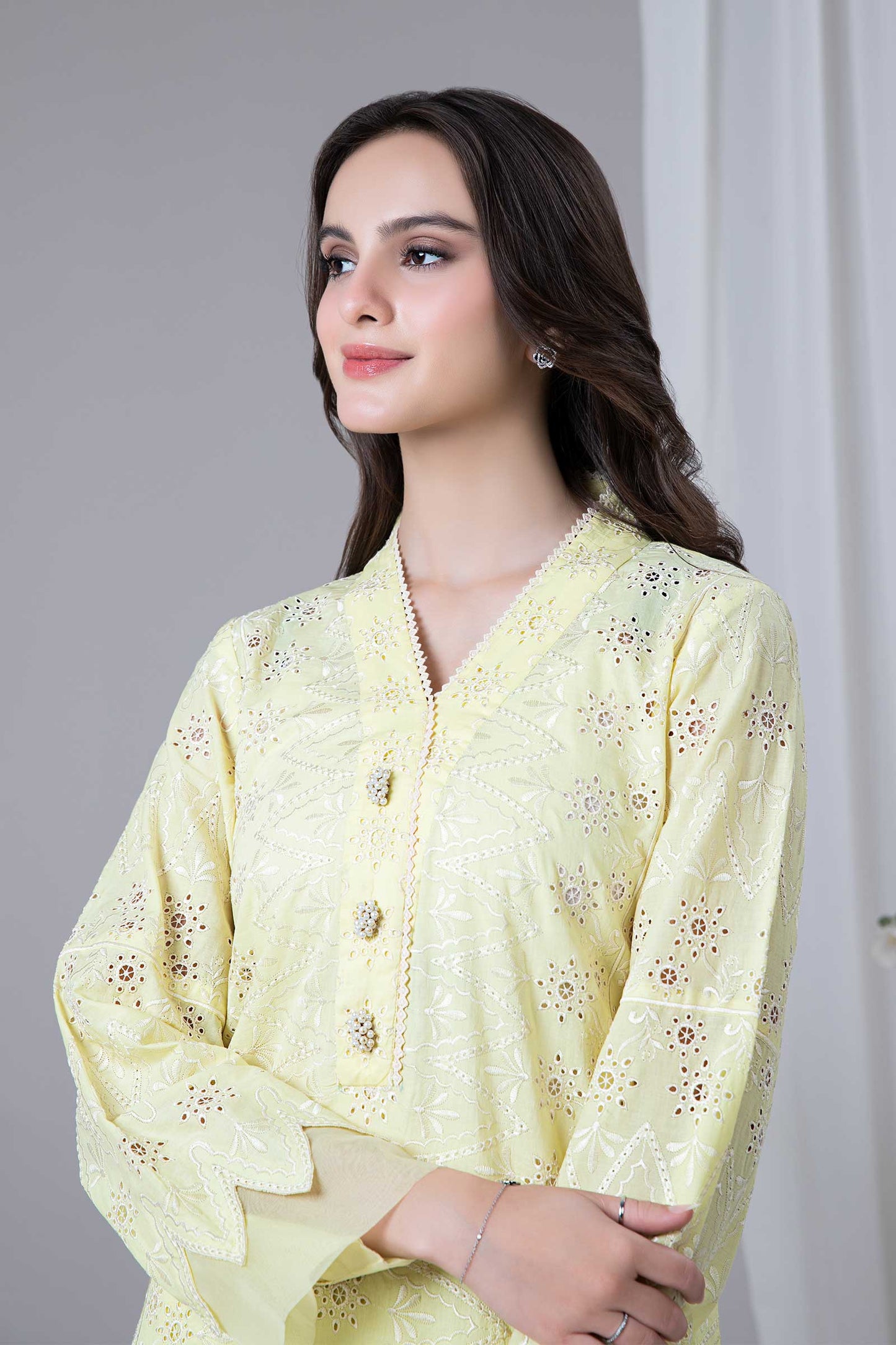 EMBROIDERED LAWN KURTA | MB-EF24-38