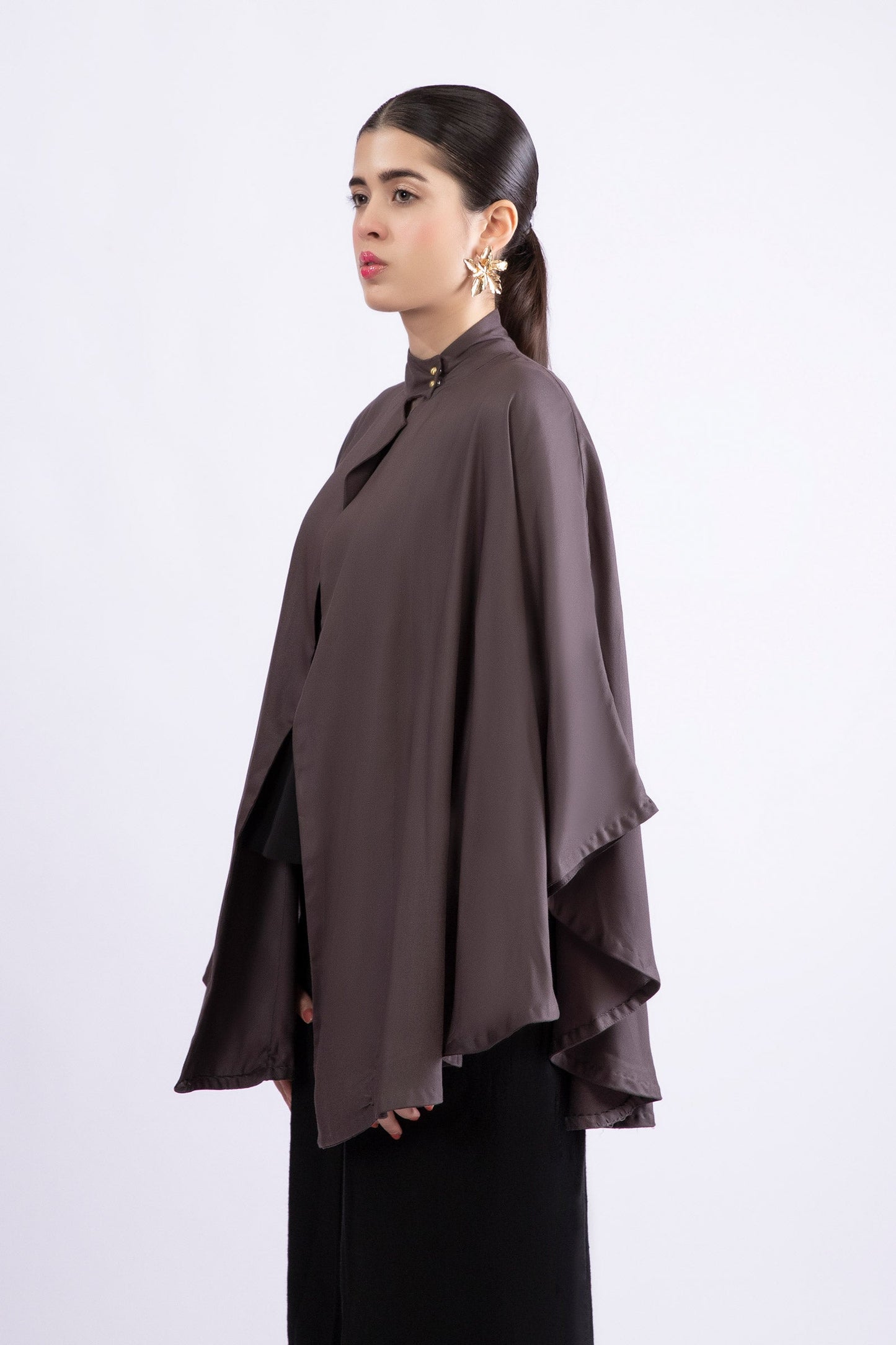 Cape shawl Grey MB-W23-200