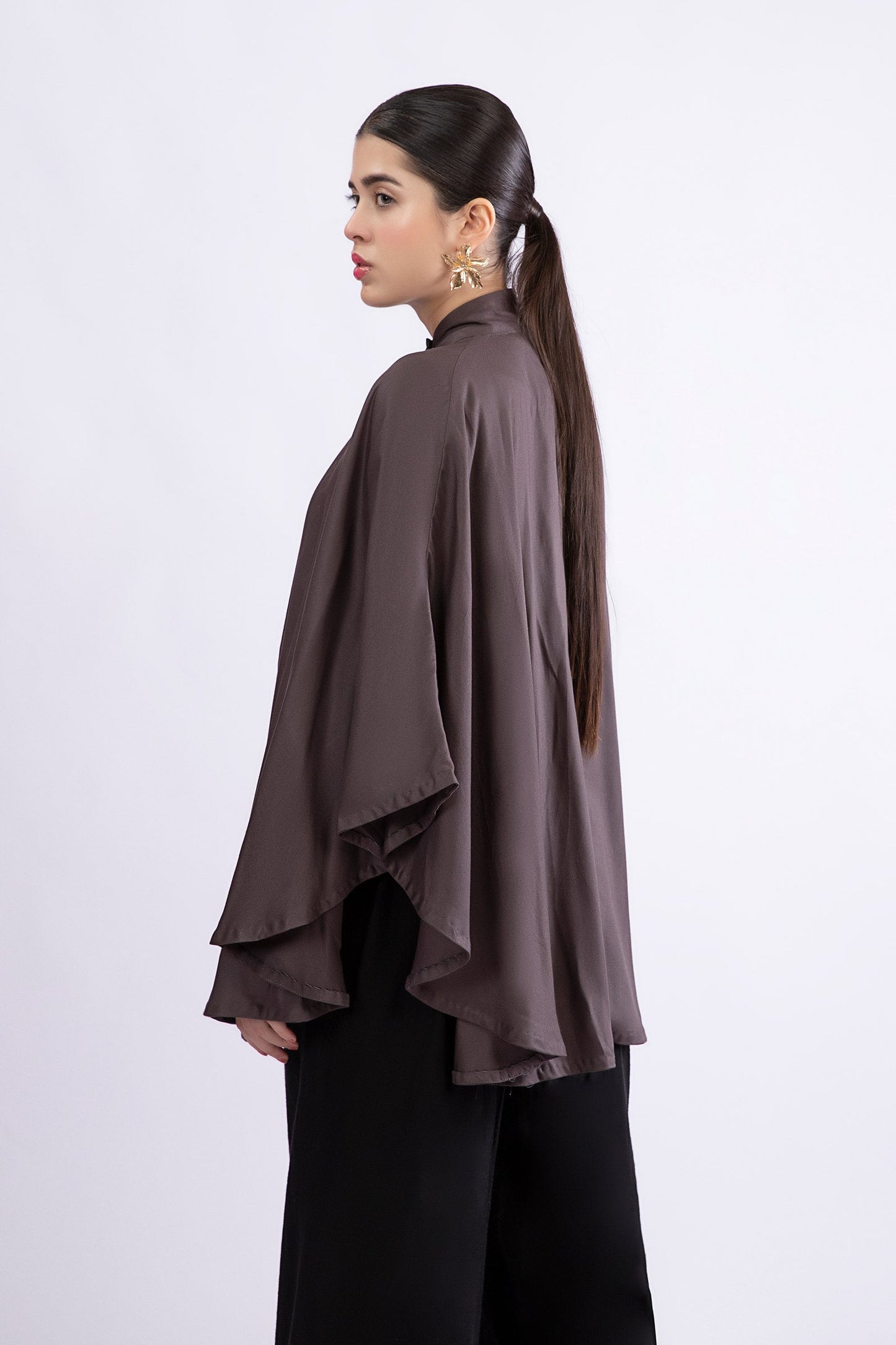 Cape shawl Grey MB-W23-200