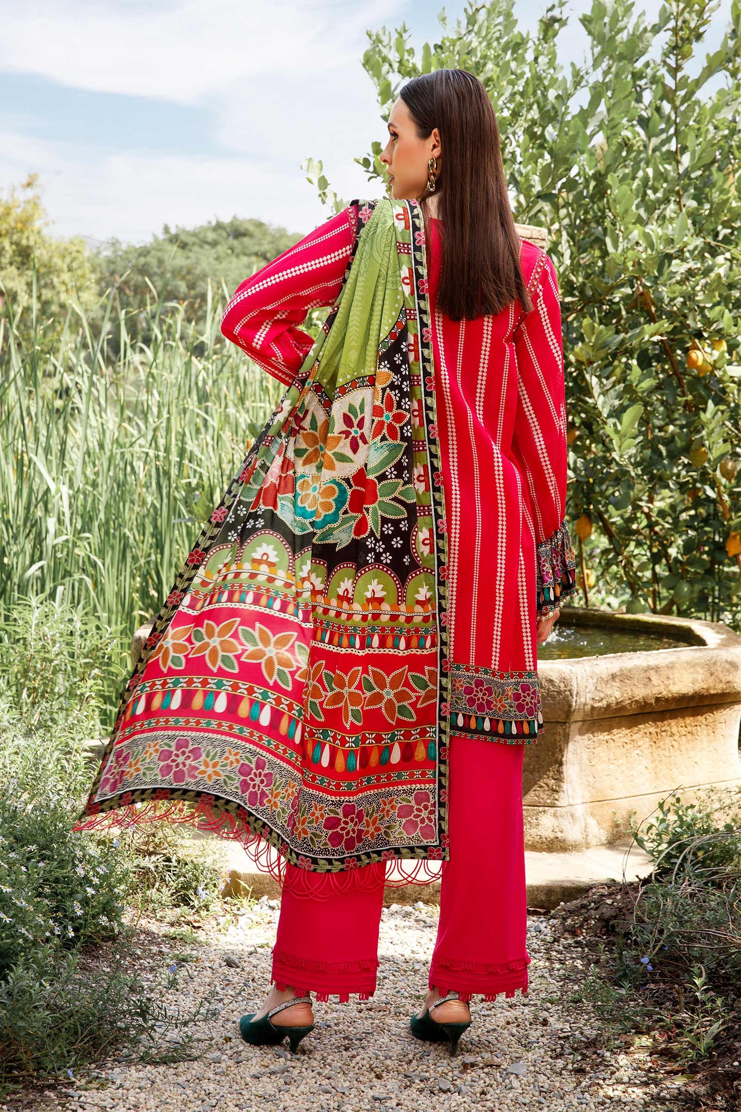 3 Piece - Lawn Suit | MB-US23-112-B