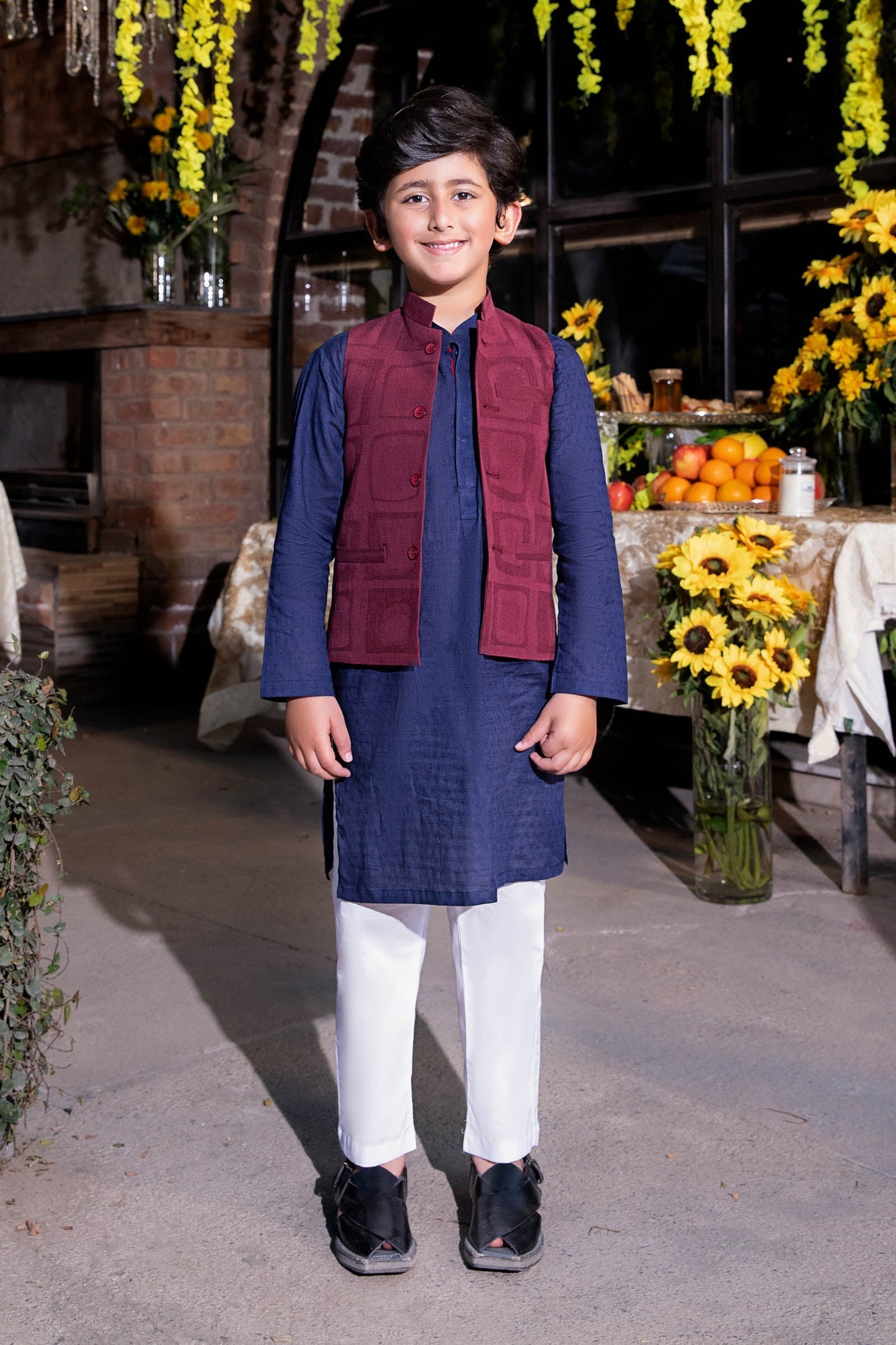 Waistcoat Maroon MKB-EF23-12