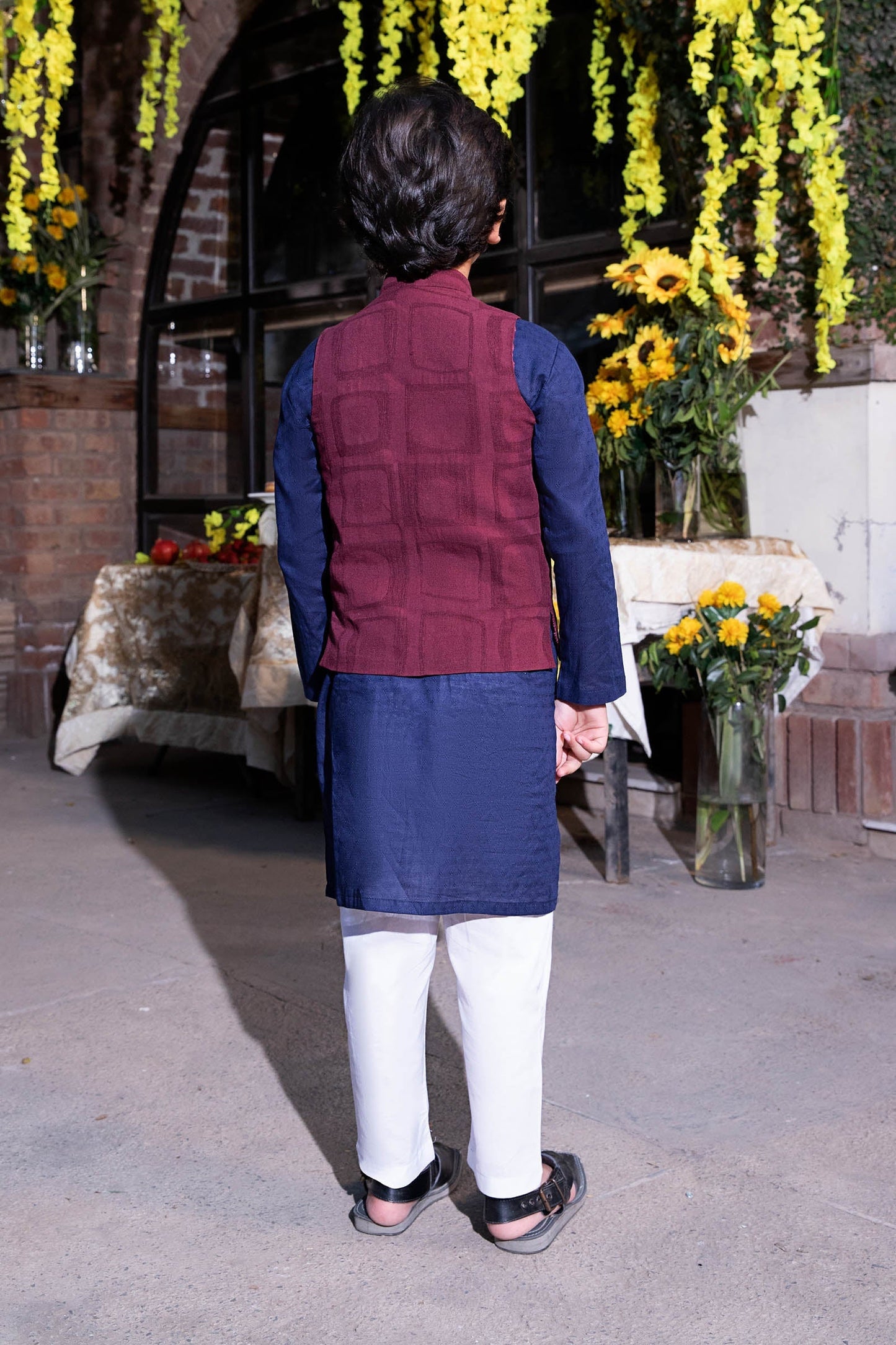 Waistcoat Maroon MKB-EF23-12