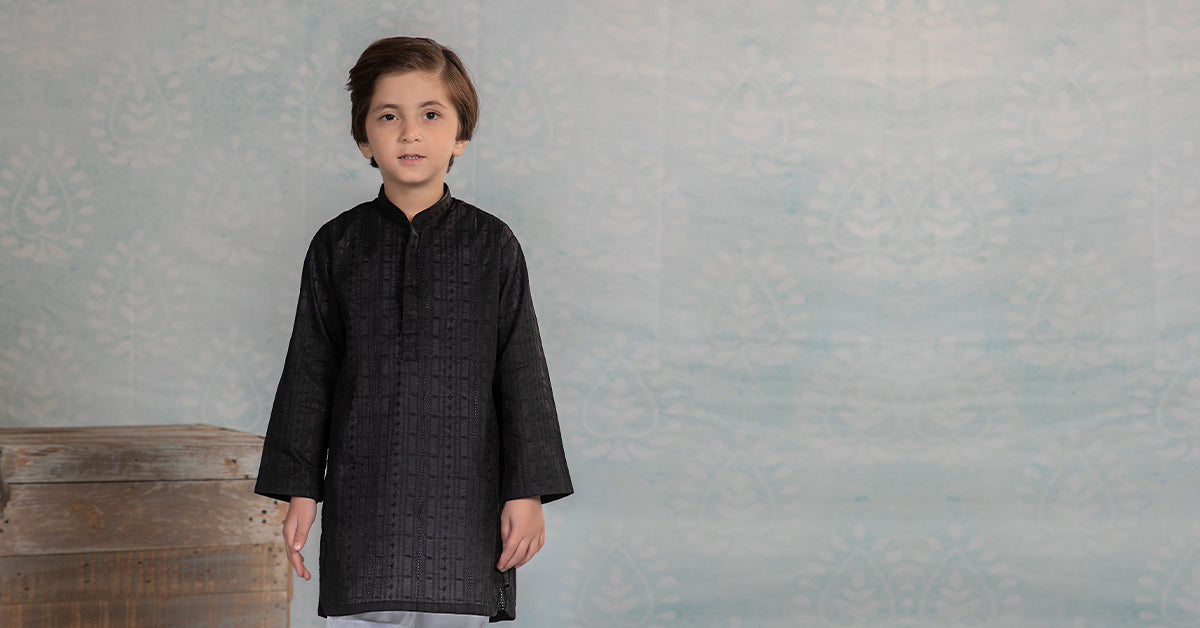 Embroidered Cotton Kurta | MKB-SS24-01