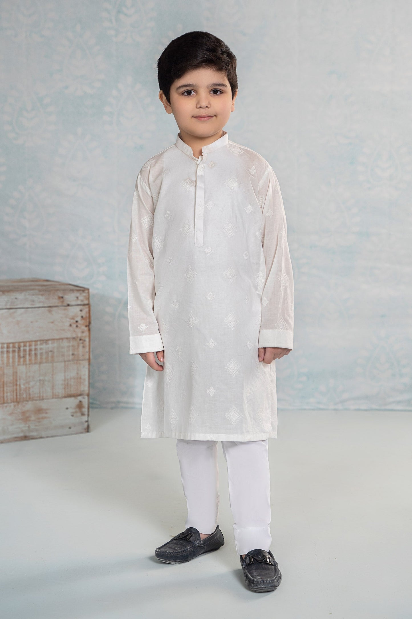 Embroidered Cotton Kurta | MKB-SS24-02