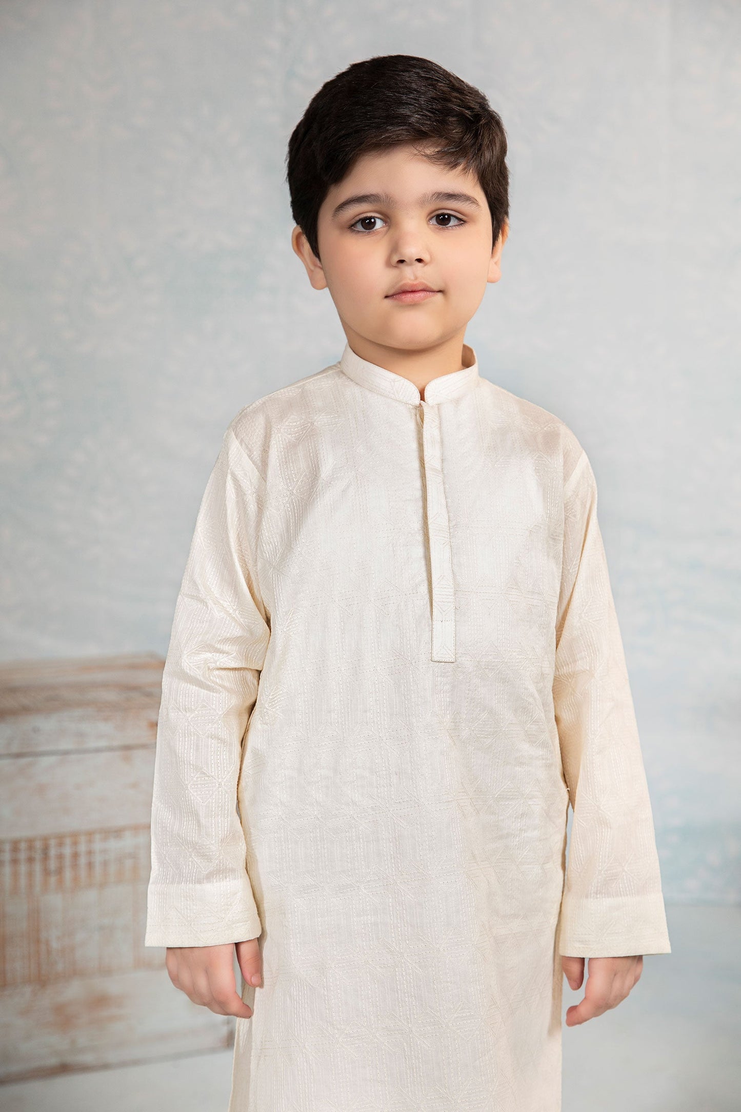 Embroidered Cotton Kurta | MKB-SS24-03