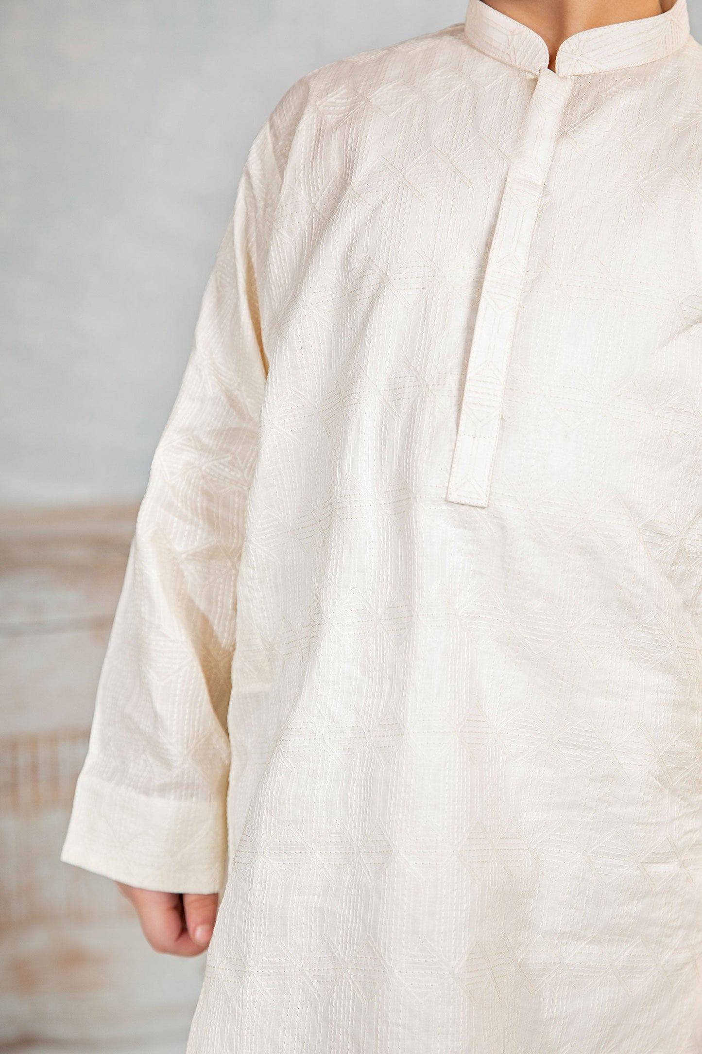 Embroidered Cotton Kurta | MKB-SS24-03