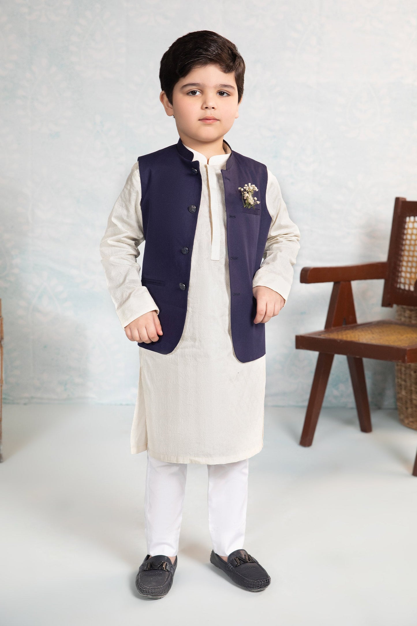 Embroidered Cotton Kurta | MKB-SS24-03