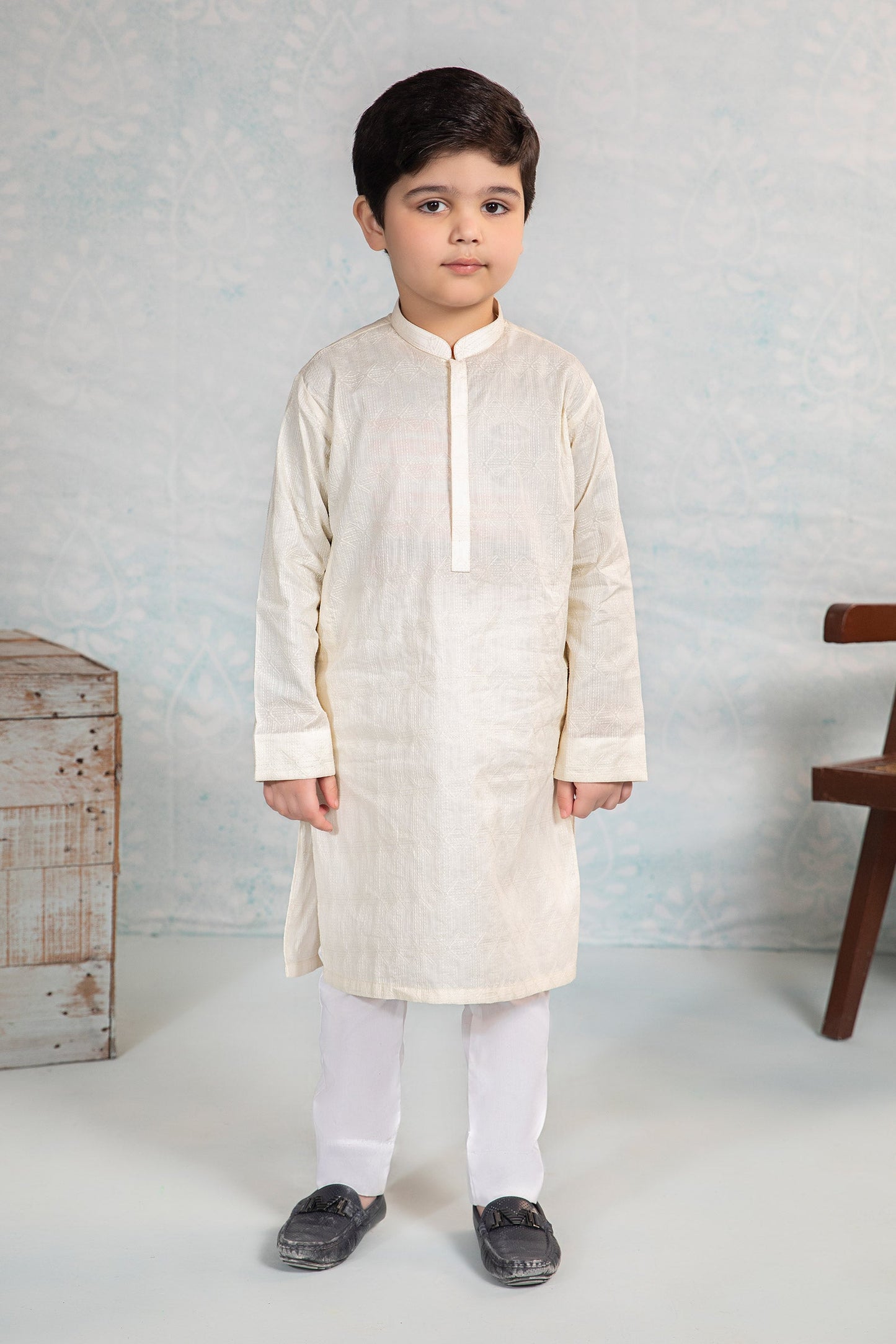 Embroidered Cotton Kurta | MKB-SS24-03