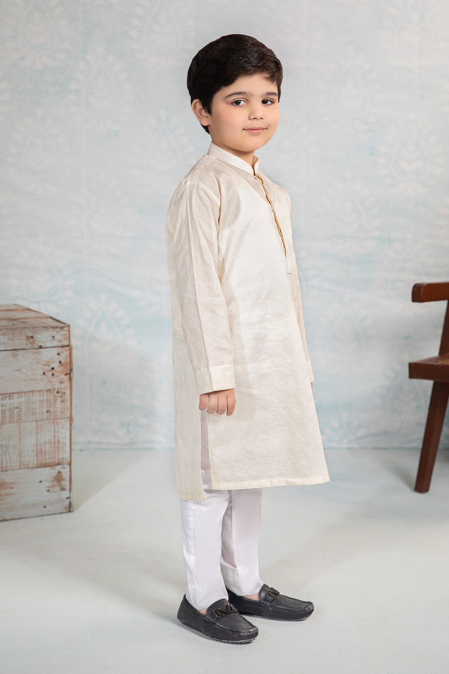 Embroidered Cotton Kurta | MKB-SS24-03