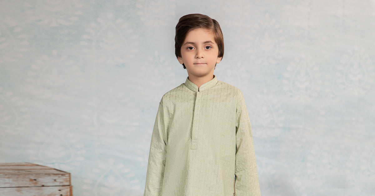 Embroidered Cotton Kurta | MKB-SS24-04