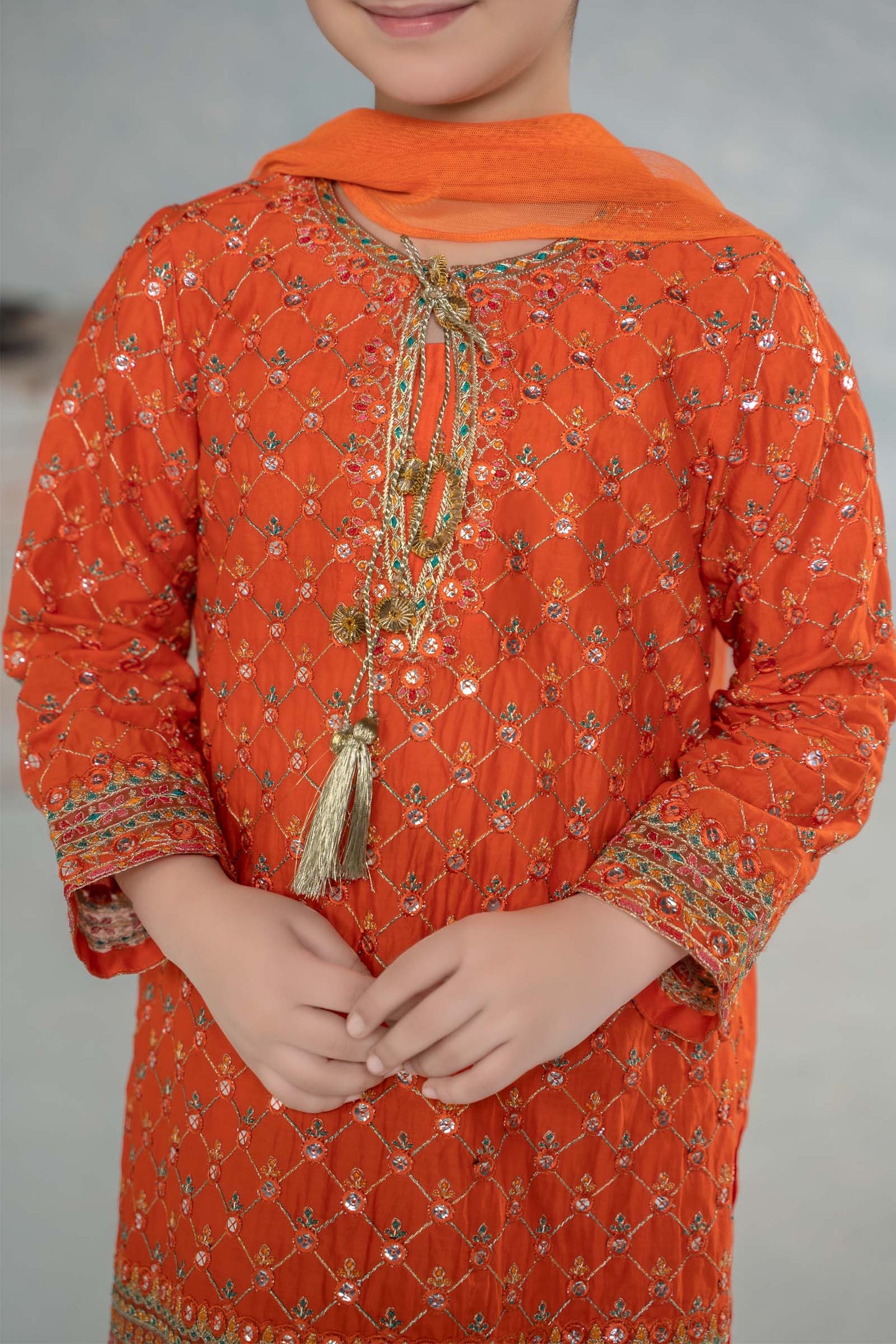 3 PIECE EMBROIDERED LAWN SUIT | MKD-EF24-09