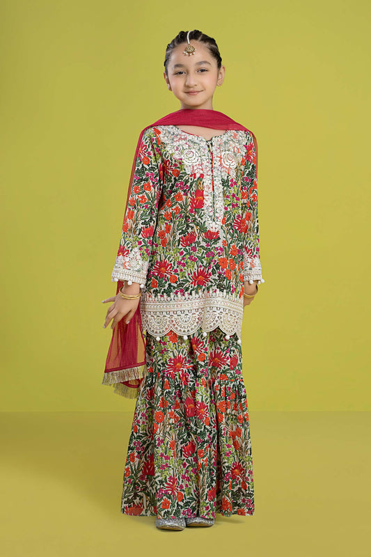 3 PIECE EMBROIDERED LAWN SUIT | MKD-EF24-25