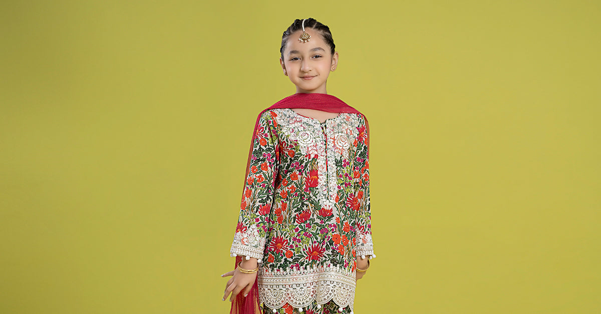 3 PIECE EMBROIDERED LAWN SUIT | MKD-EF24-25