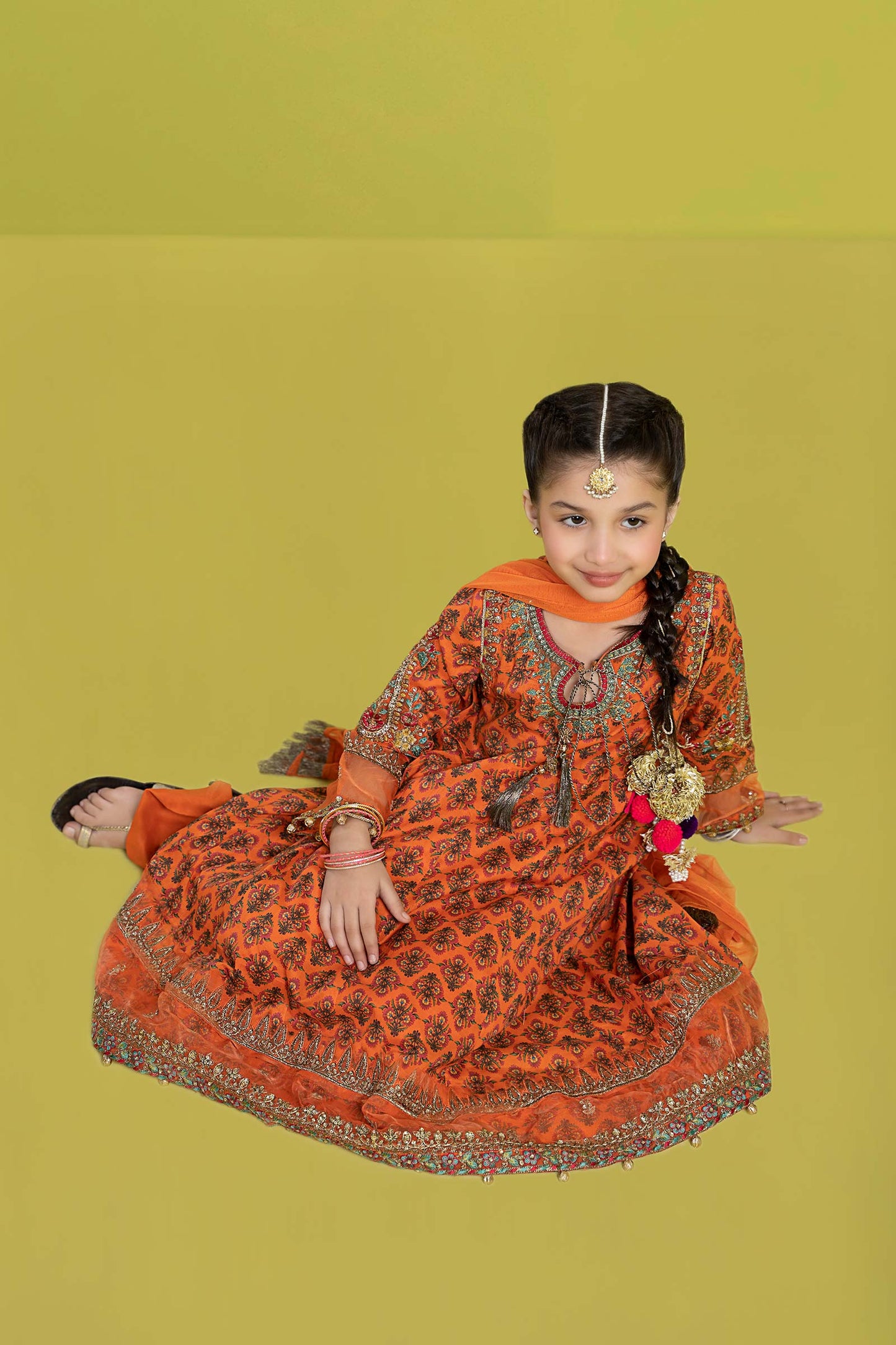 3 PIECE EMBROIDERED LAWN SUIT | MKD-EF24-36