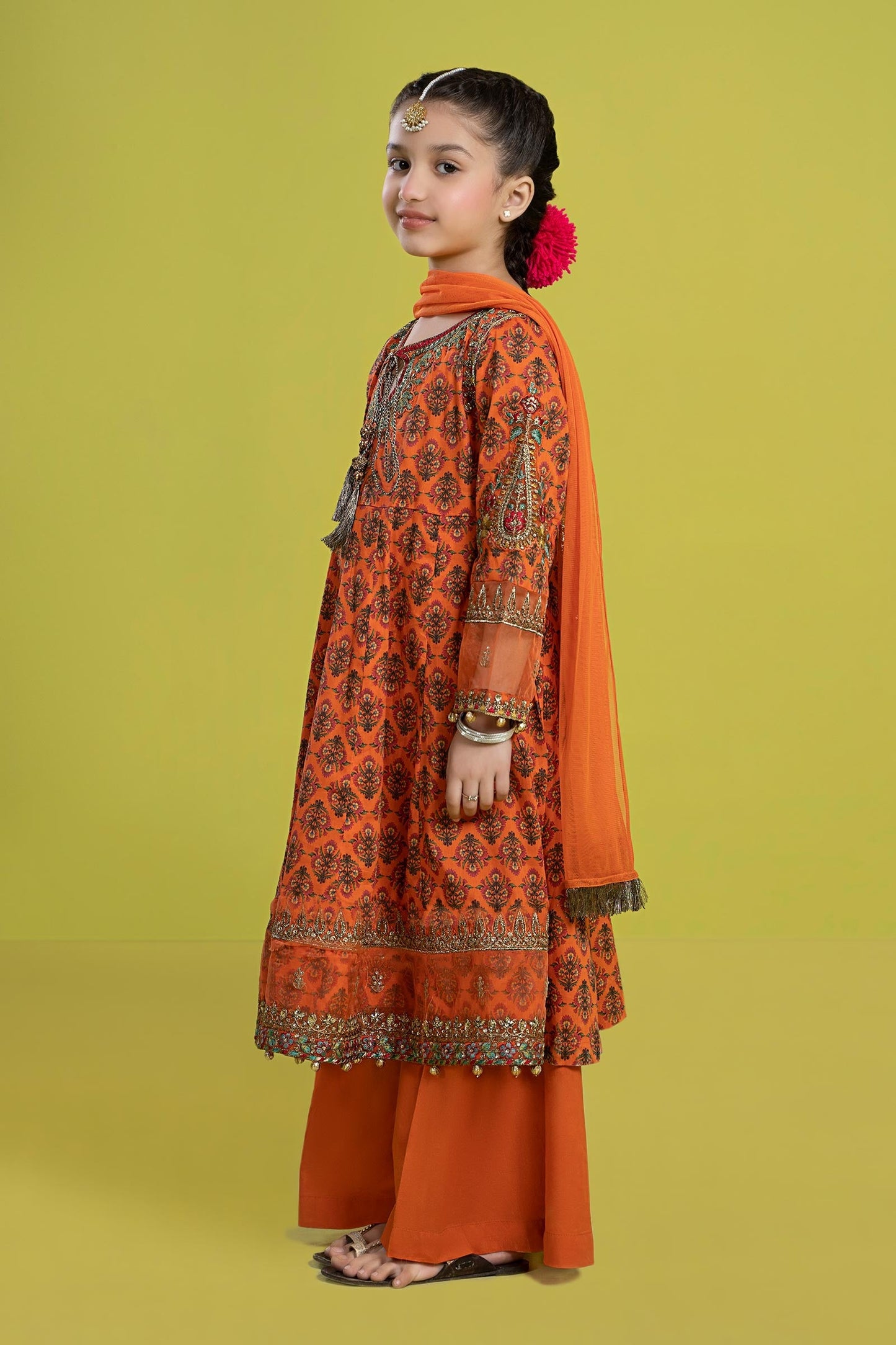 3 PIECE EMBROIDERED LAWN SUIT | MKD-EF24-36