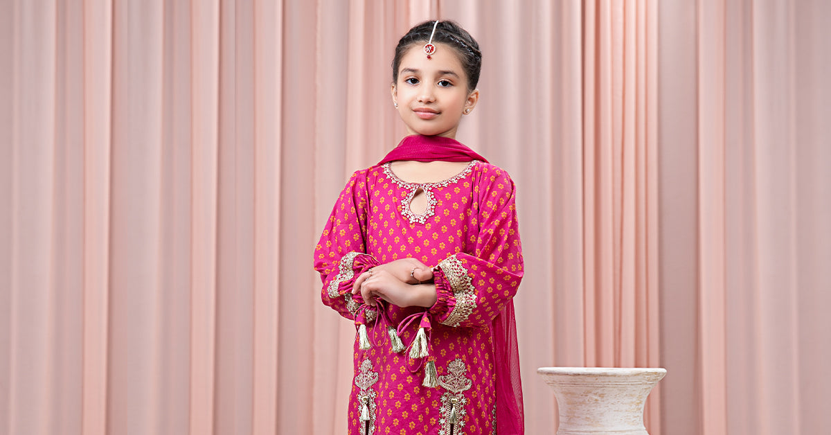 3 PIECE EMBROIDERED LAWN SUIT | MKD-EF24-15