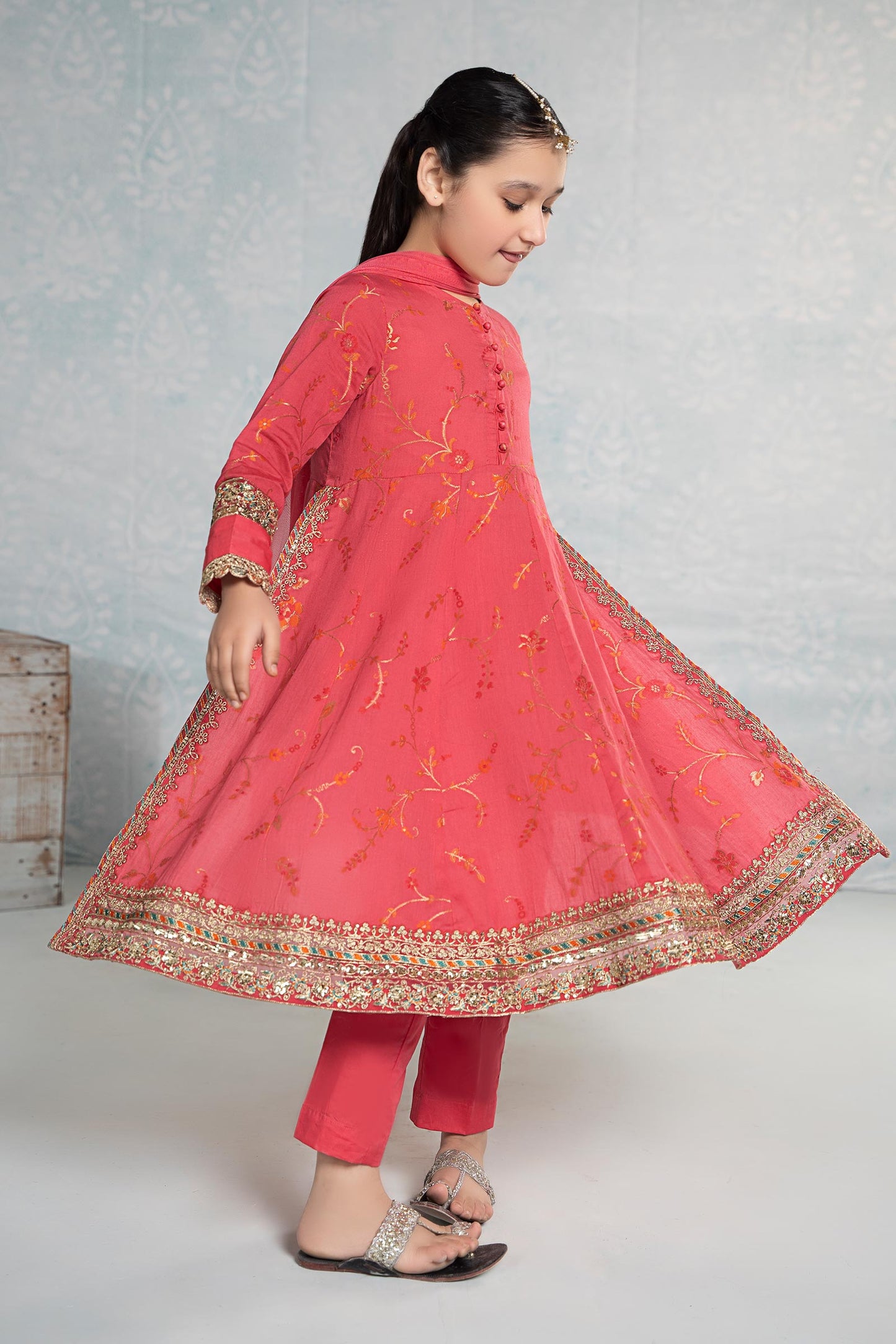 3 PIECE EMBROIDERED JACQUARD BROSHIASUIT | MKD-EF24-23