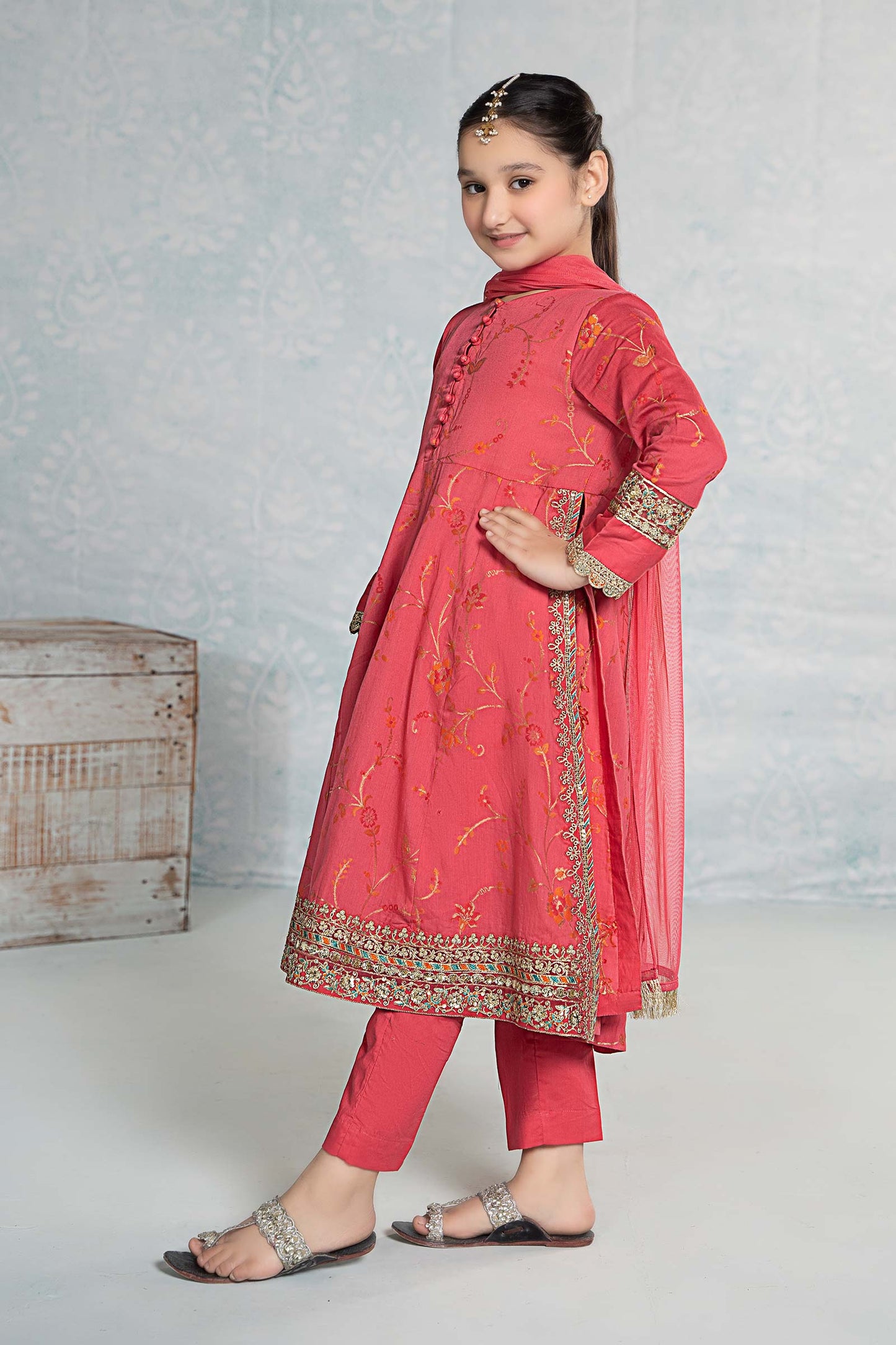 3 PIECE EMBROIDERED JACQUARD BROSHIASUIT | MKD-EF24-23