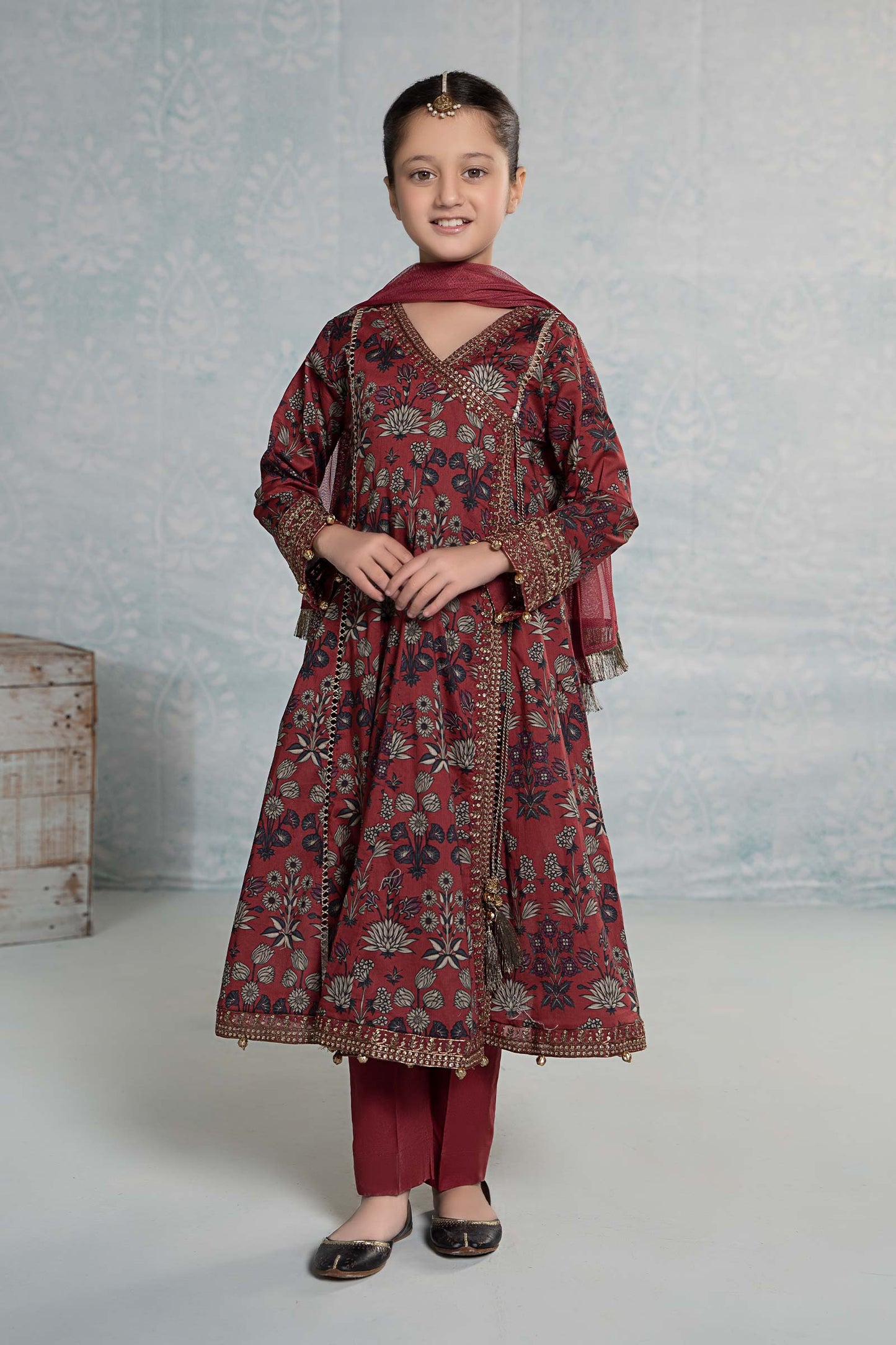 3 PIECE EMBROIDERED LAWN SUIT | MKD-EF24-26