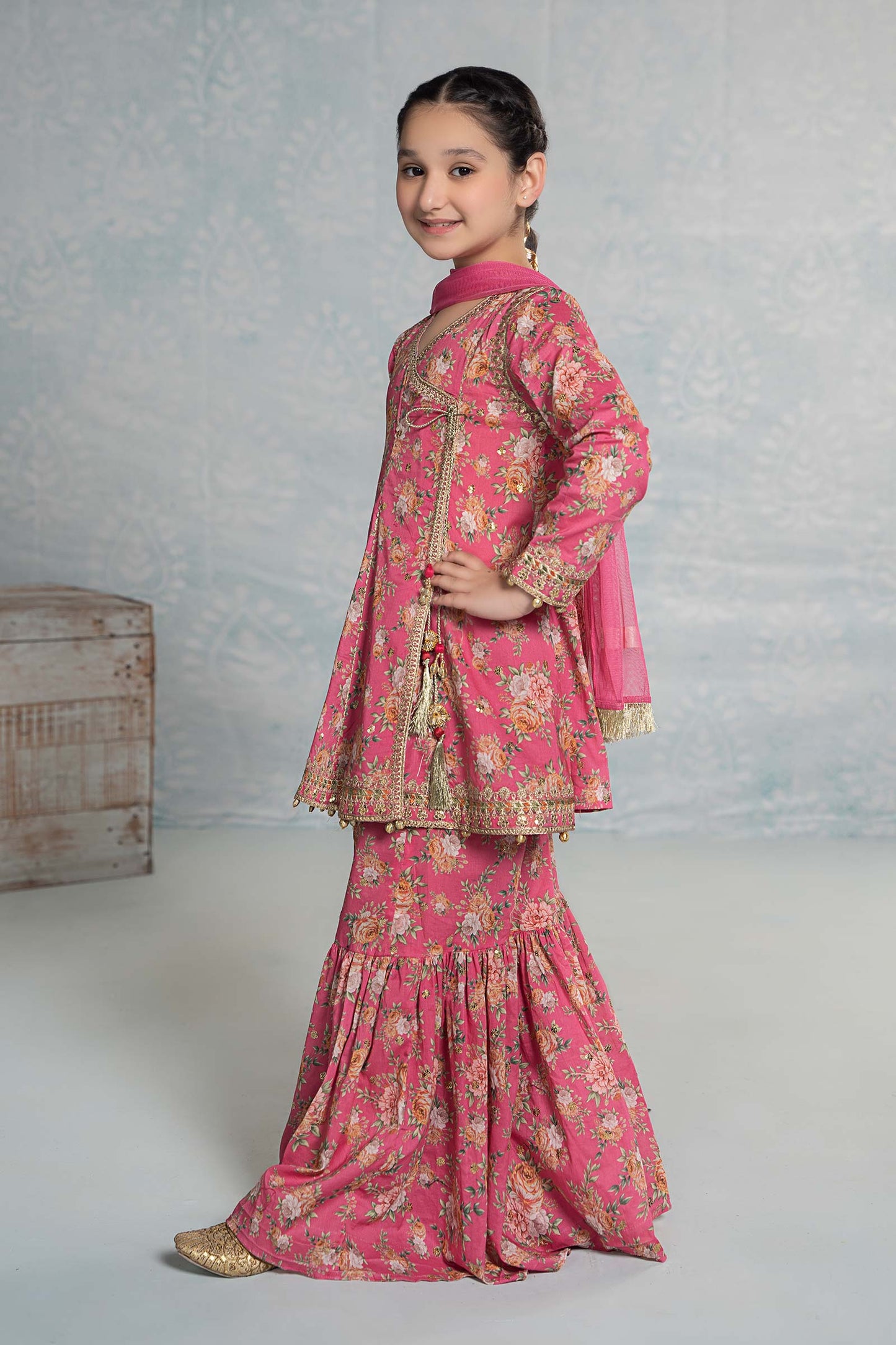 3 PIECE EMBROIDERED LAWN SUIT | MKD-EF24-31