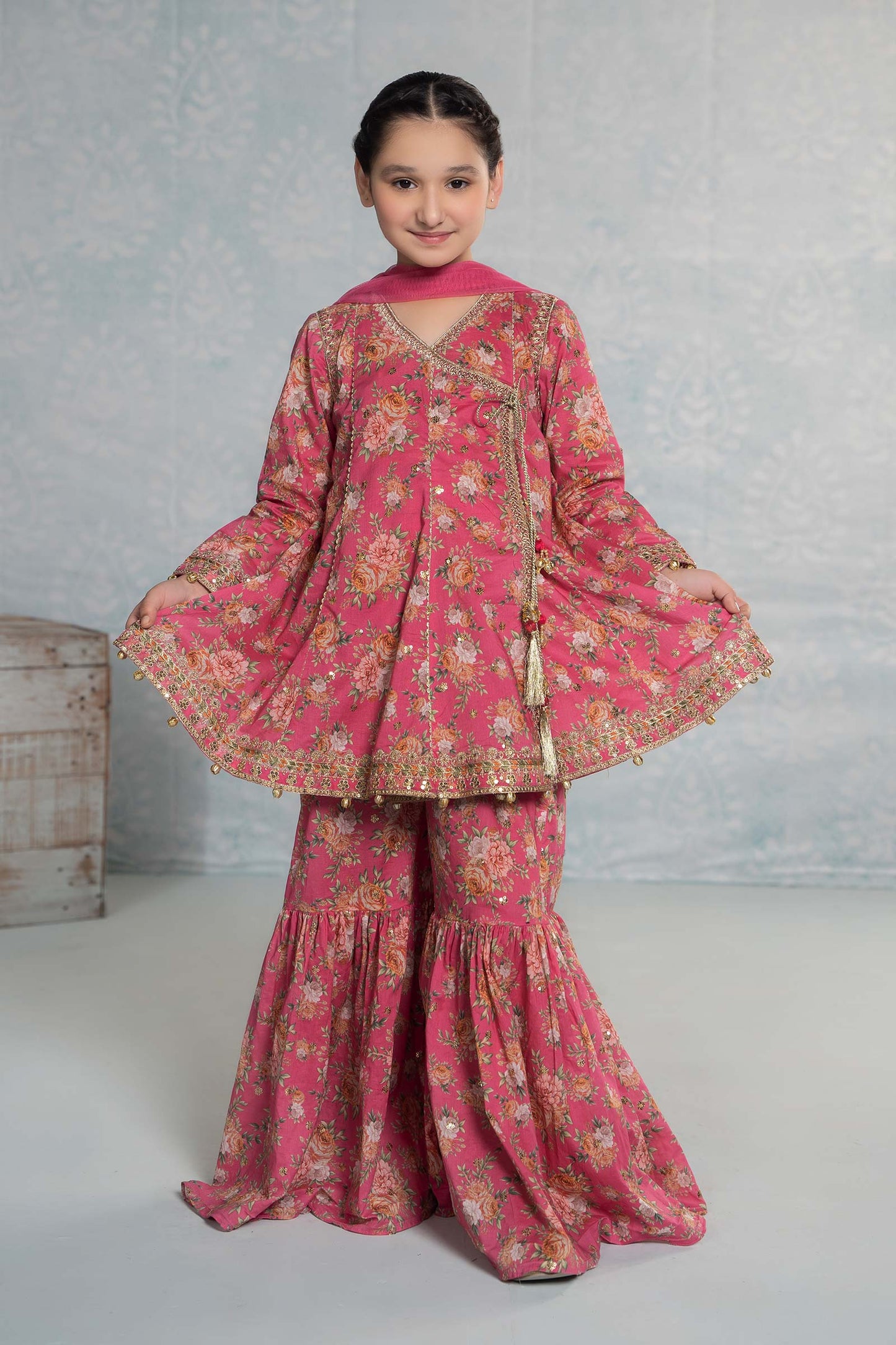 3 PIECE EMBROIDERED LAWN SUIT | MKD-EF24-31