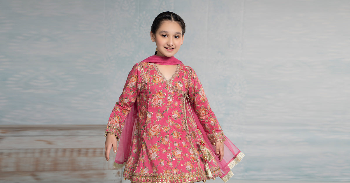 3 PIECE EMBROIDERED LAWN SUIT | MKD-EF24-31