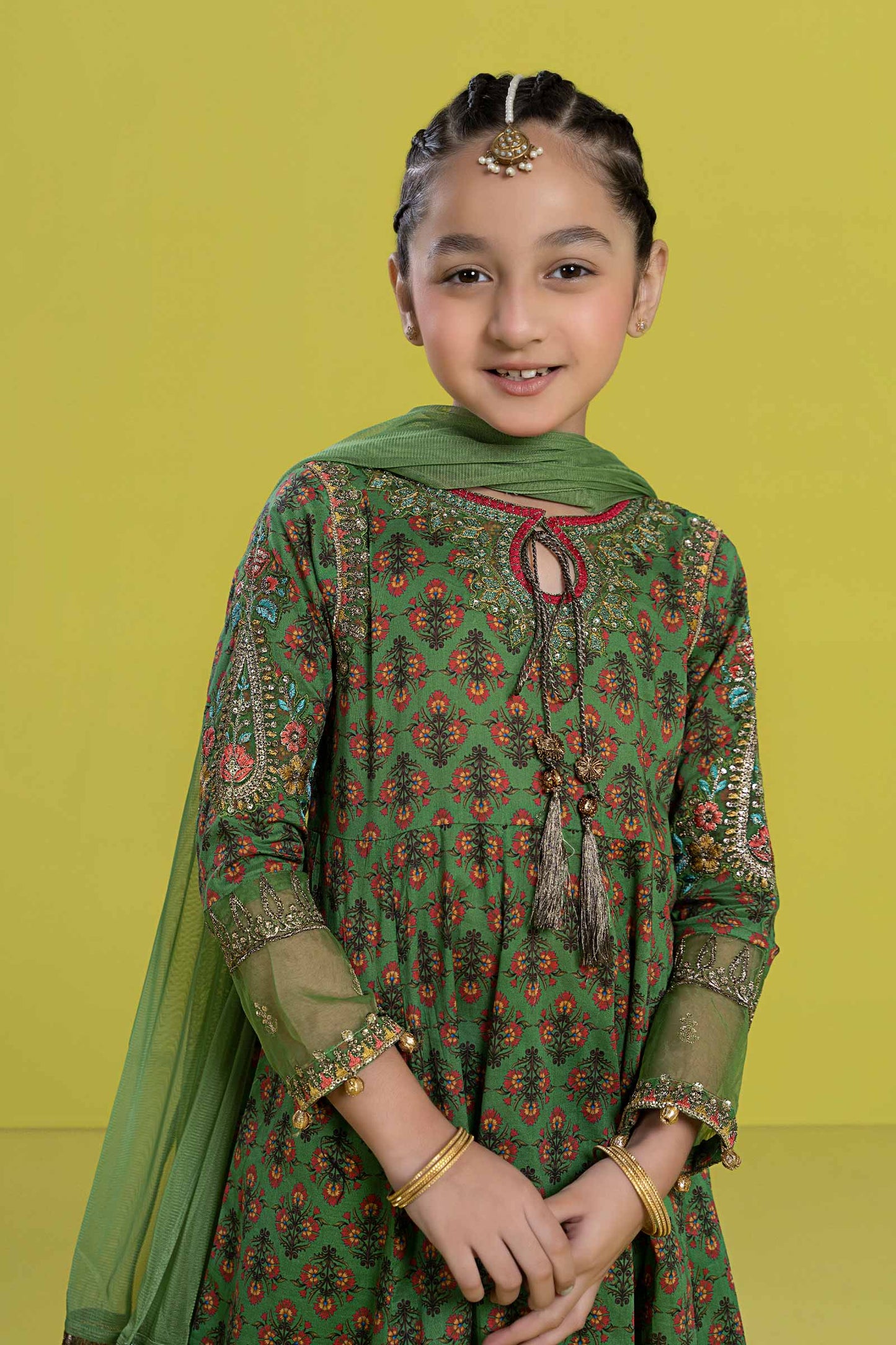 3 PIECE EMBROIDERED LAWN SUIT | MKD-EF24-36