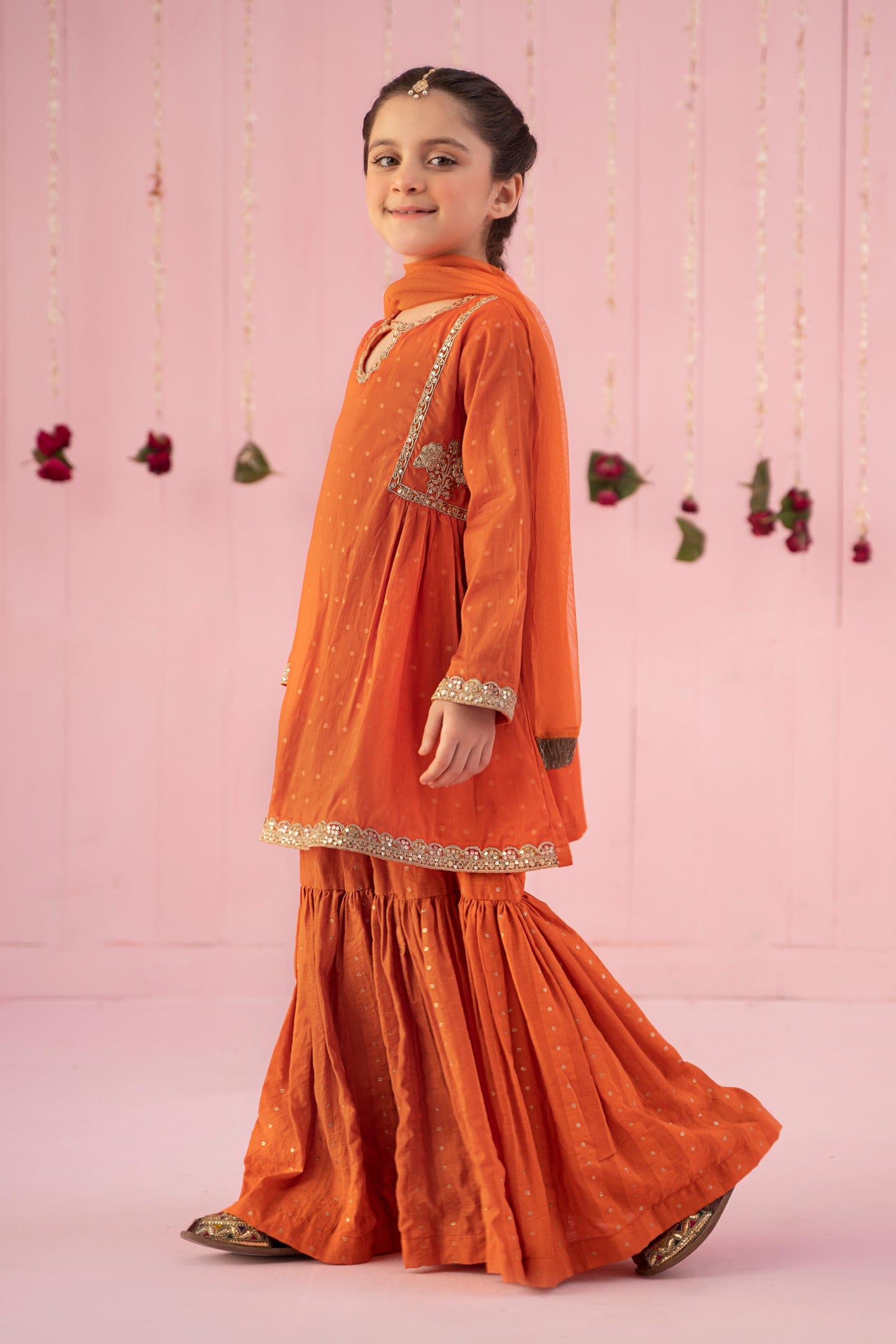 3 PIECE EMBROIDERED JACQUARD BROSHIA SUIT | MKD-EF24-16