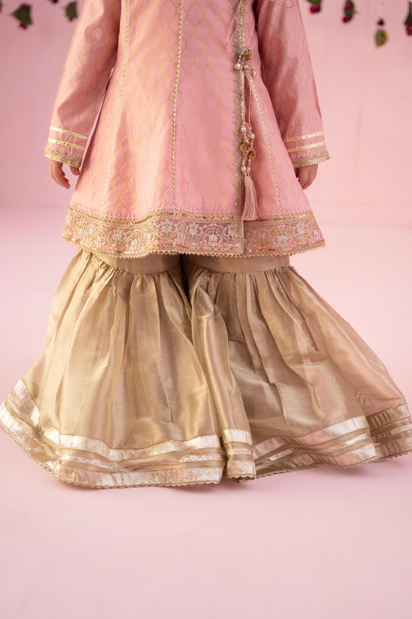 3 PIECE EMBROIDERED JACQUARD SUIT | MKS-EF24-13