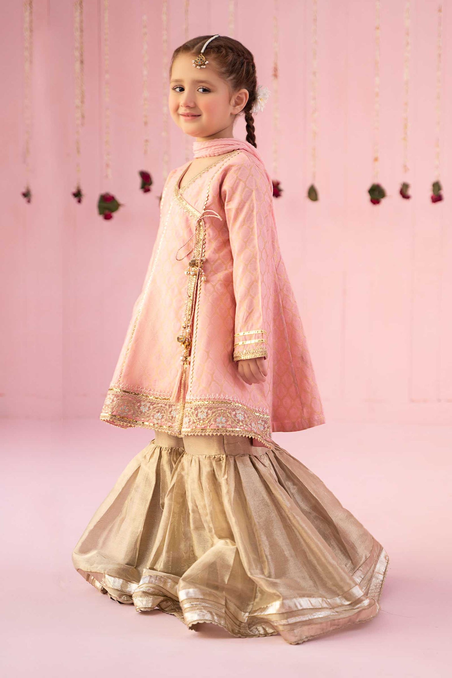 3 PIECE EMBROIDERED JACQUARD SUIT | MKS-EF24-13